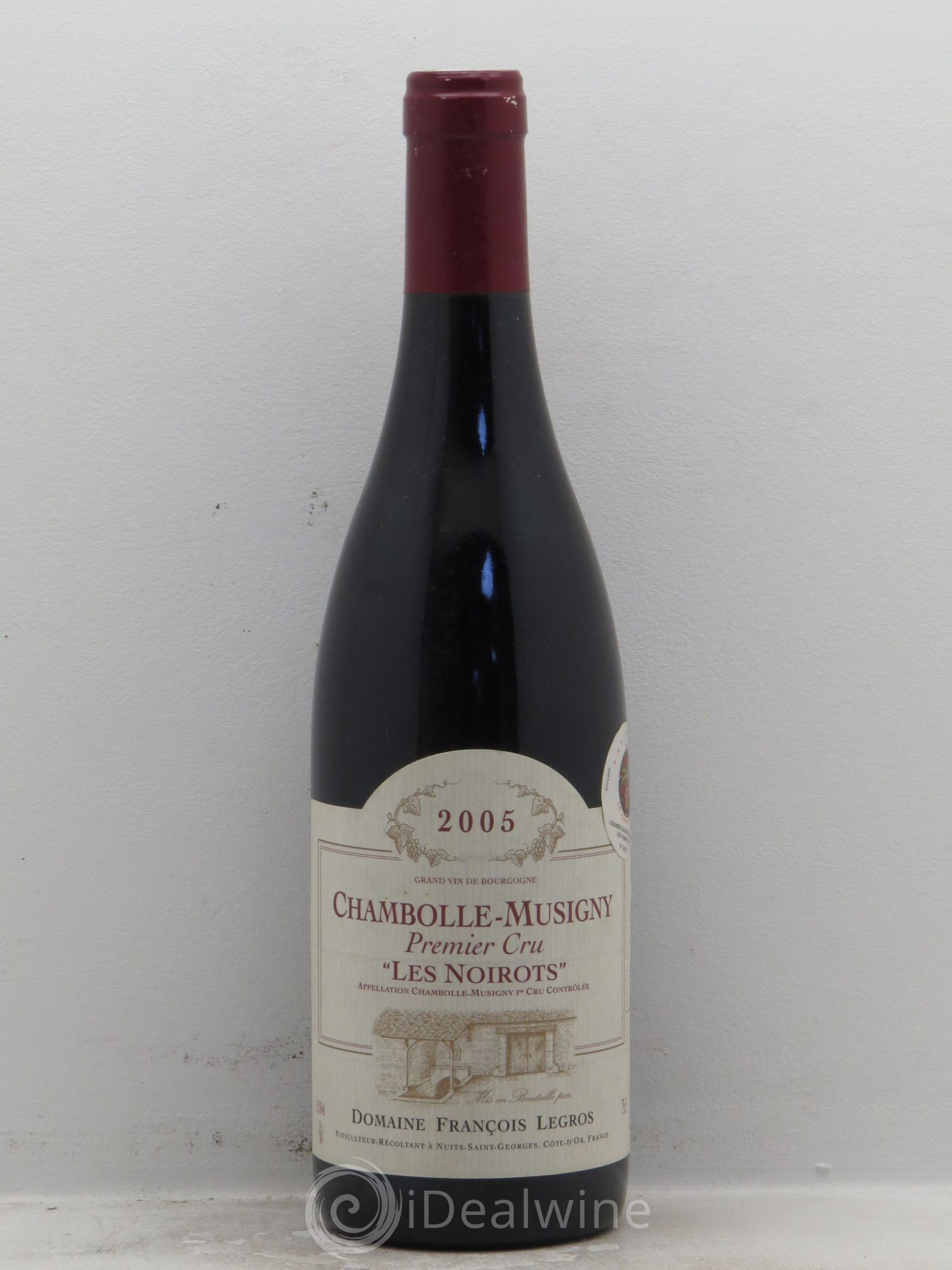 Chambolle-Musigny 1er Cru Legros 2005 - Lot de 1 bouteille - 0