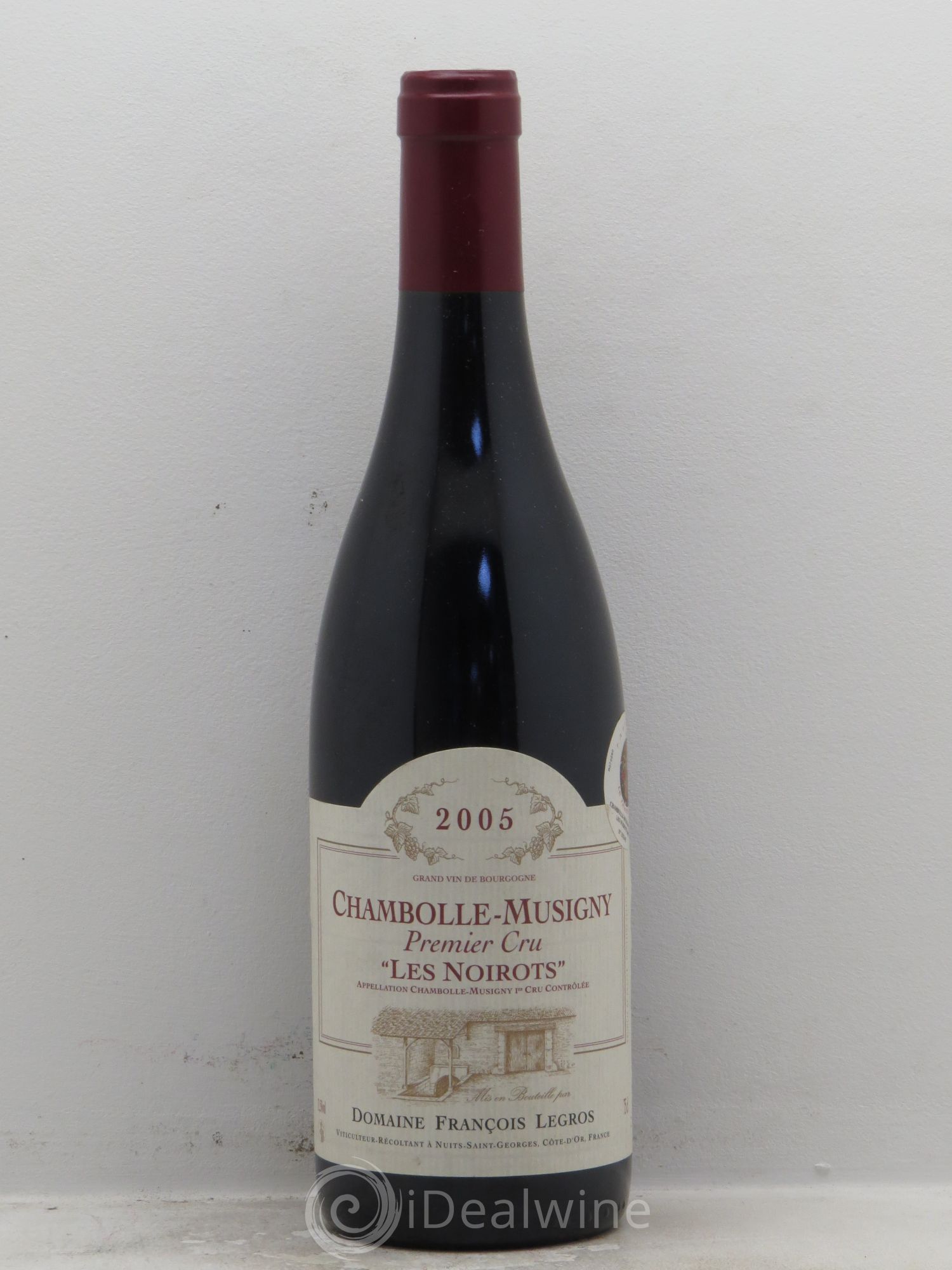 Chambolle-Musigny 1er Cru Legros 2005 - Lot de 1 bouteille - 0