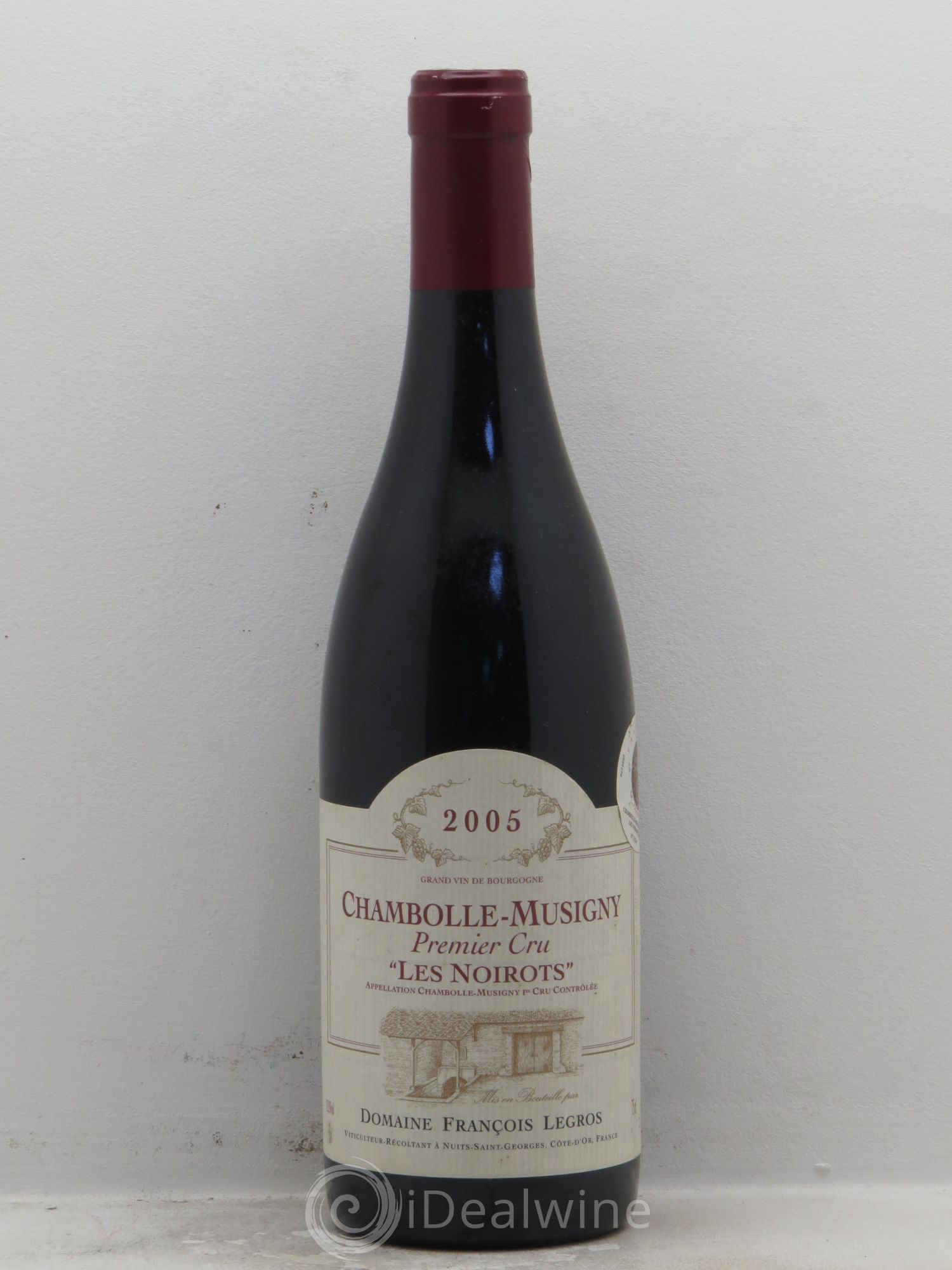 Chambolle-Musigny 1er Cru Legros 2005 - Lot de 1 bouteille - 0
