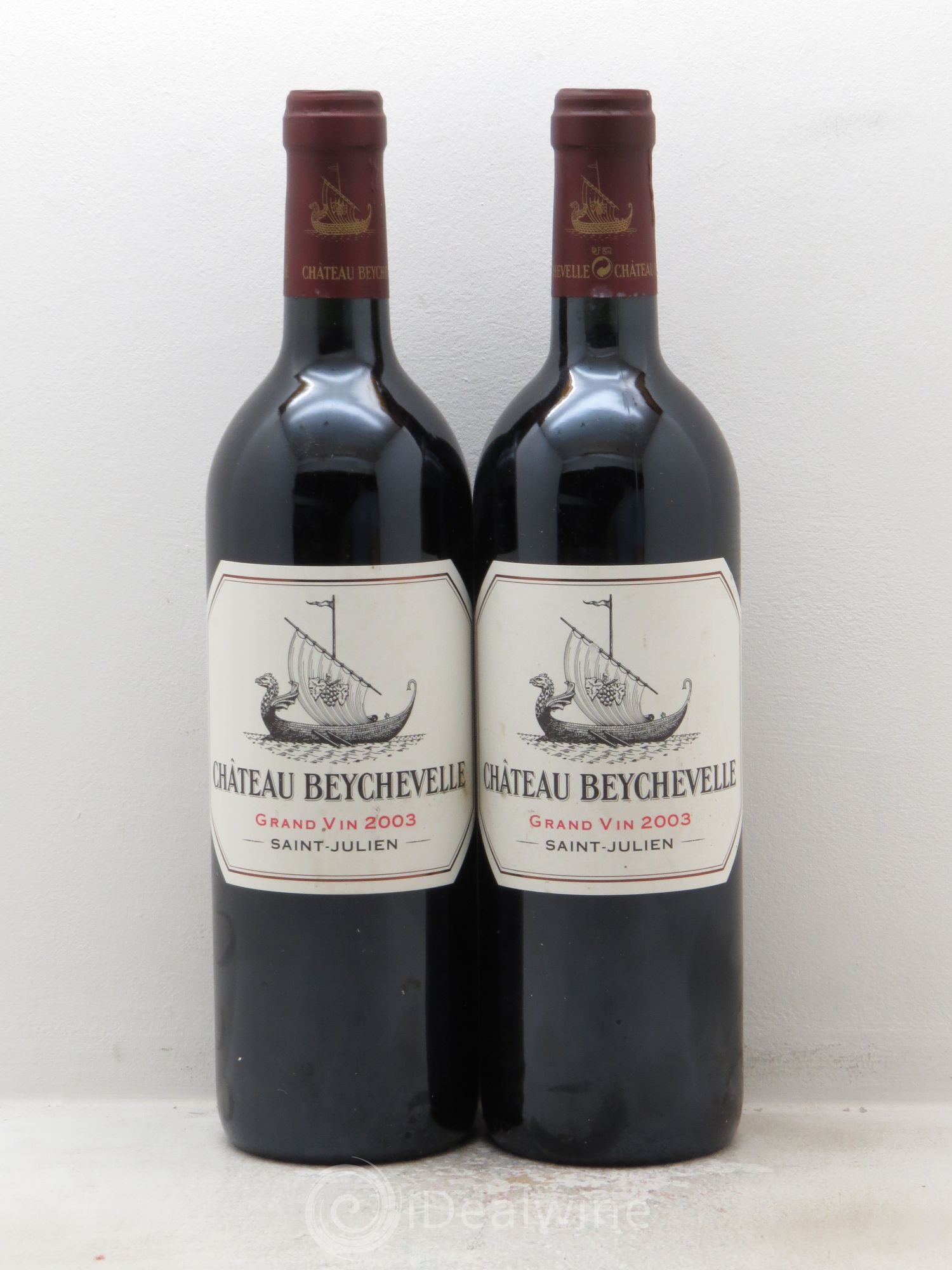 Château Beychevelle 4ème Grand Cru Classé 2003 - Lot de 2 bouteilles - 0