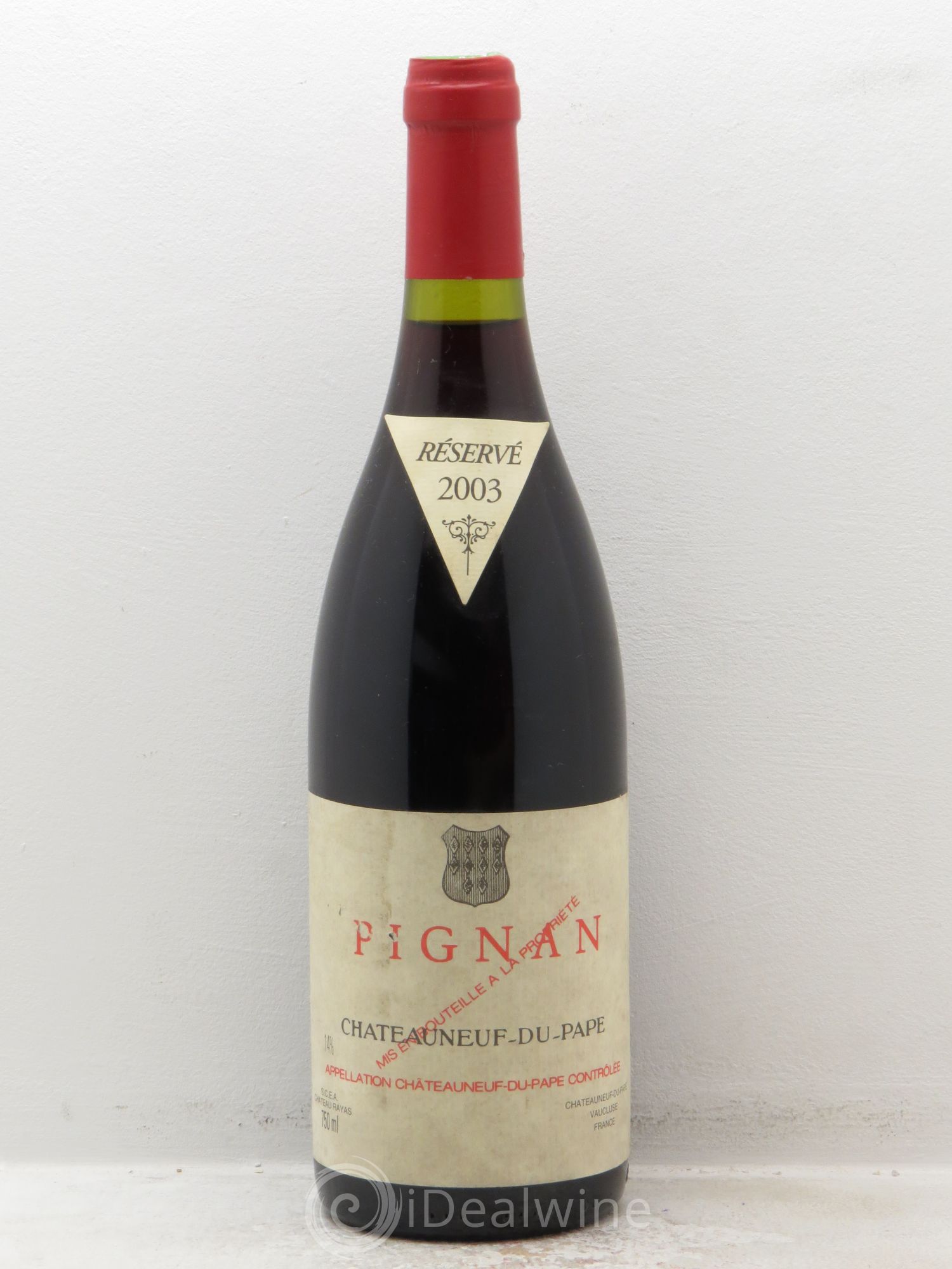Châteauneuf-du-Pape Pignan Emmanuel Reynaud 2003 - Lot de 1 bouteille - 0
