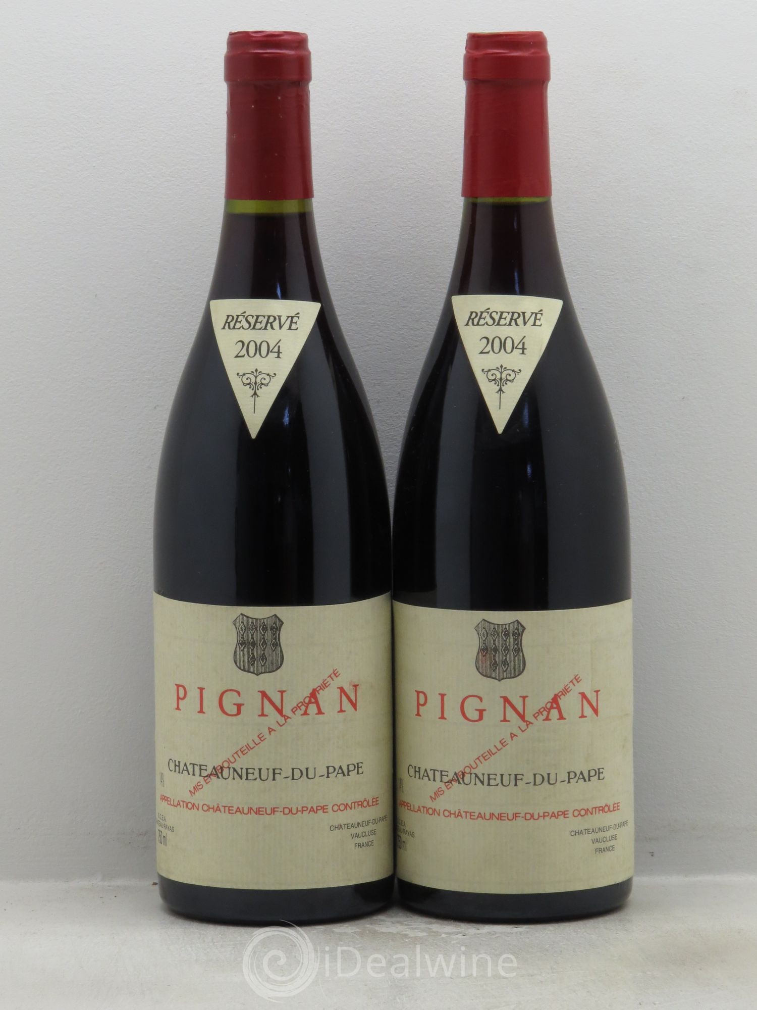 Châteauneuf-du-Pape Pignan Emmanuel Reynaud 2004 - Lot de 2 bouteilles - 0