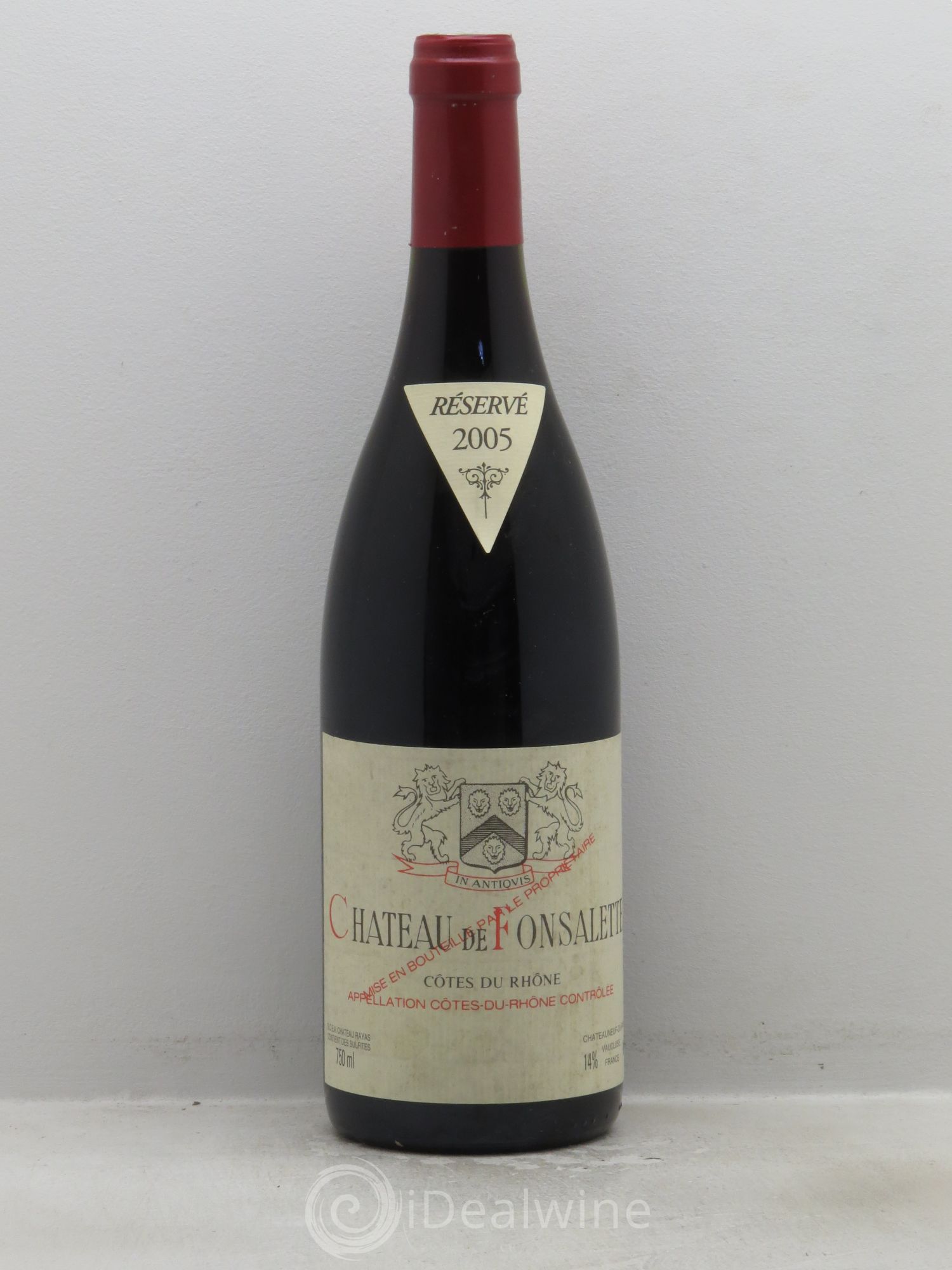 Côtes-du-Rhône Château de Fonsalette Emmanuel Reynaud 2005 - Lot de 6 bouteilles - 0
