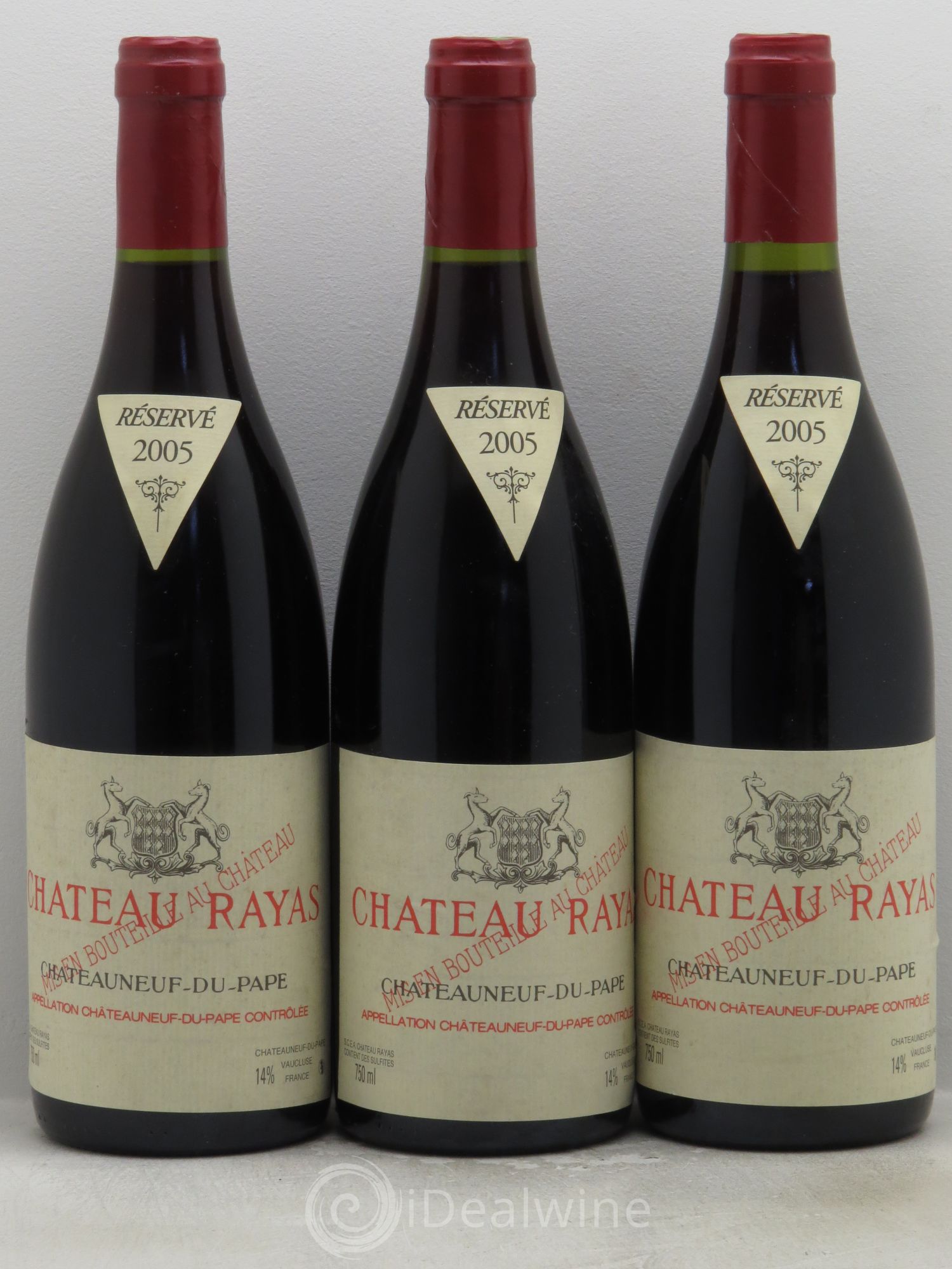 Châteauneuf-du-Pape Château Rayas Emmanuel Reynaud 2005 - Lot de 3 bouteilles - 0