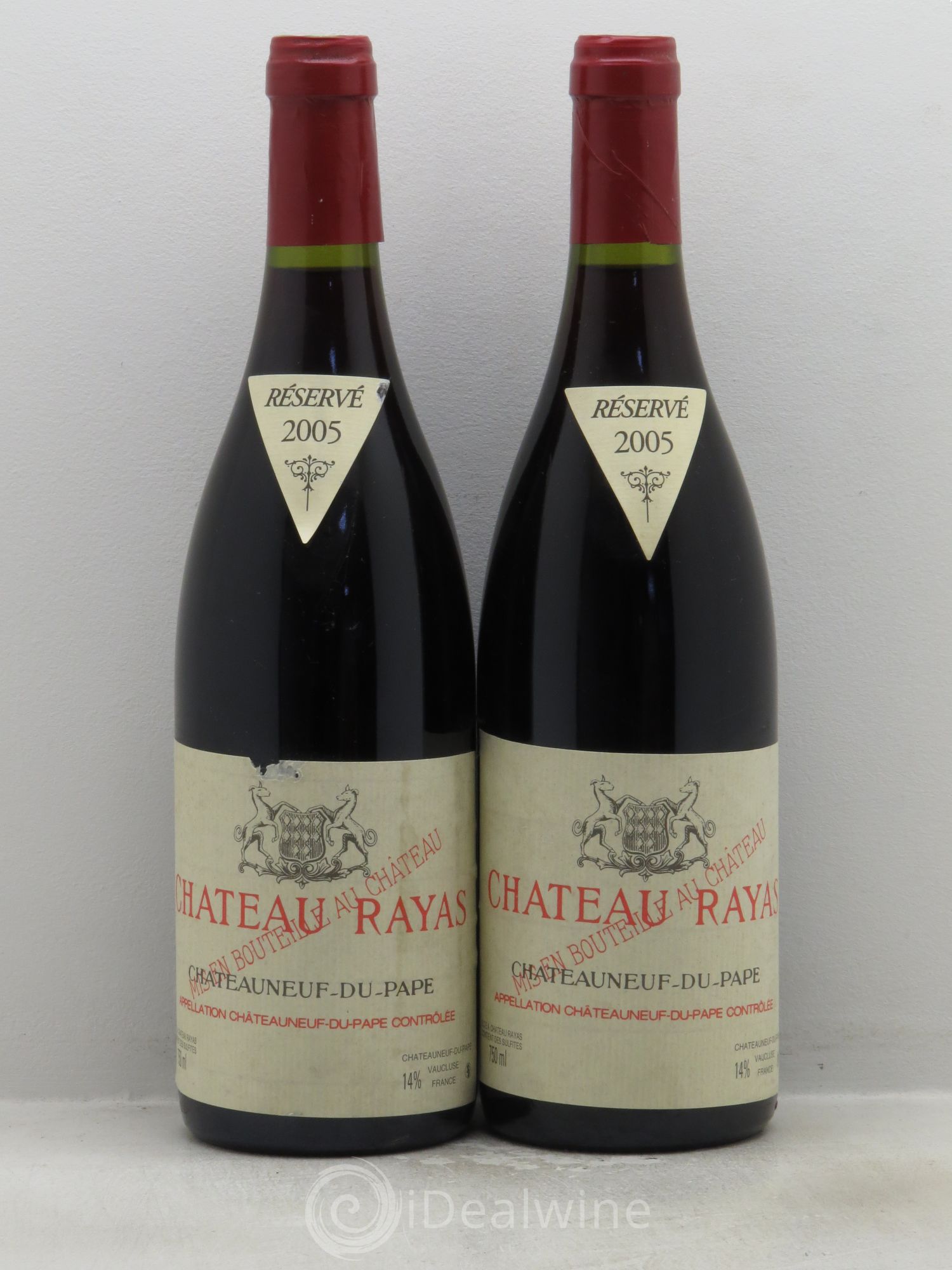 Châteauneuf-du-Pape Château Rayas Emmanuel Reynaud 2005 - Lot de 2 bouteilles - 0