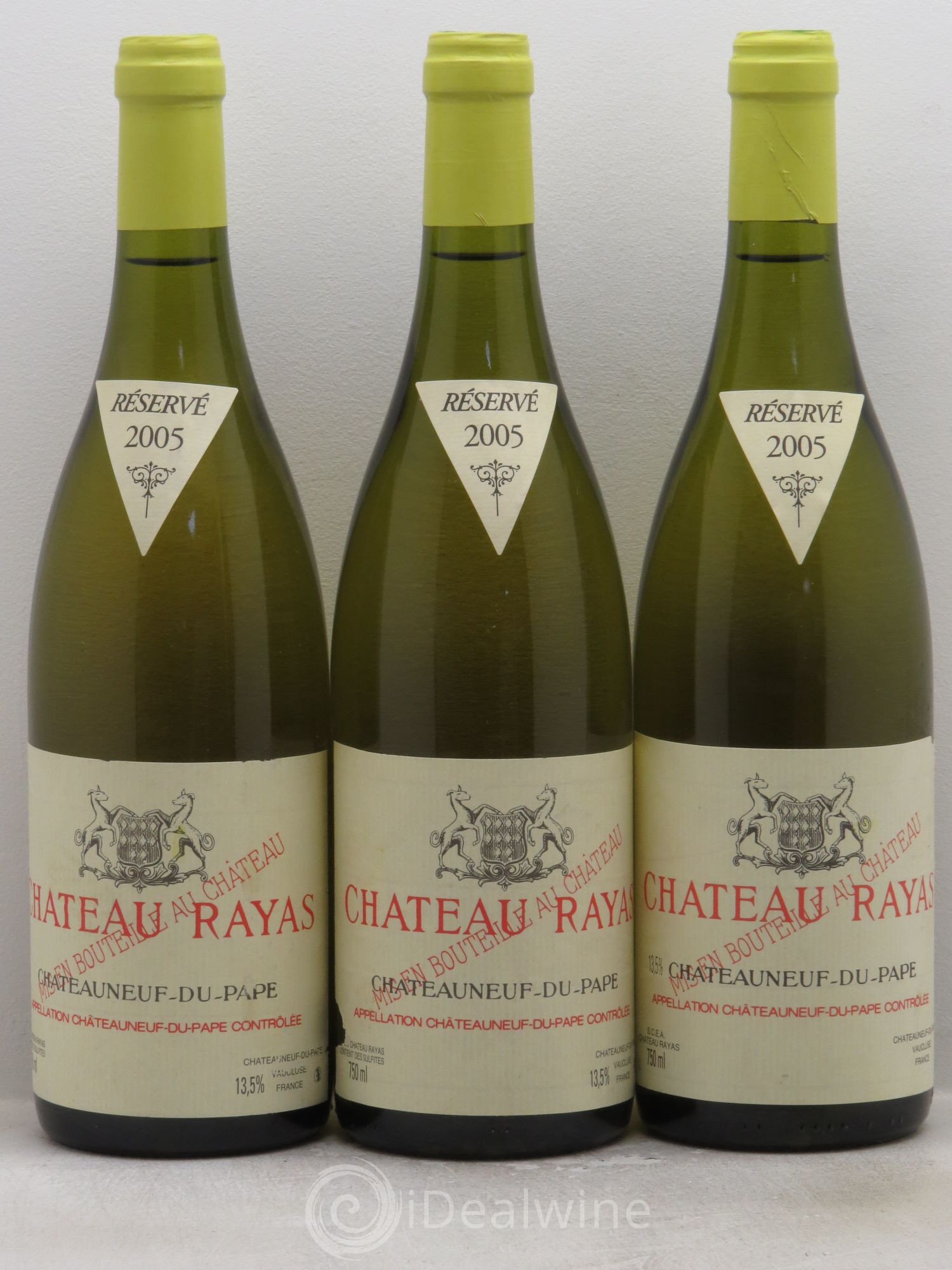 Châteauneuf-du-Pape Château Rayas Emmanuel Reynaud 2005 - Lot de 3 bouteilles - 0