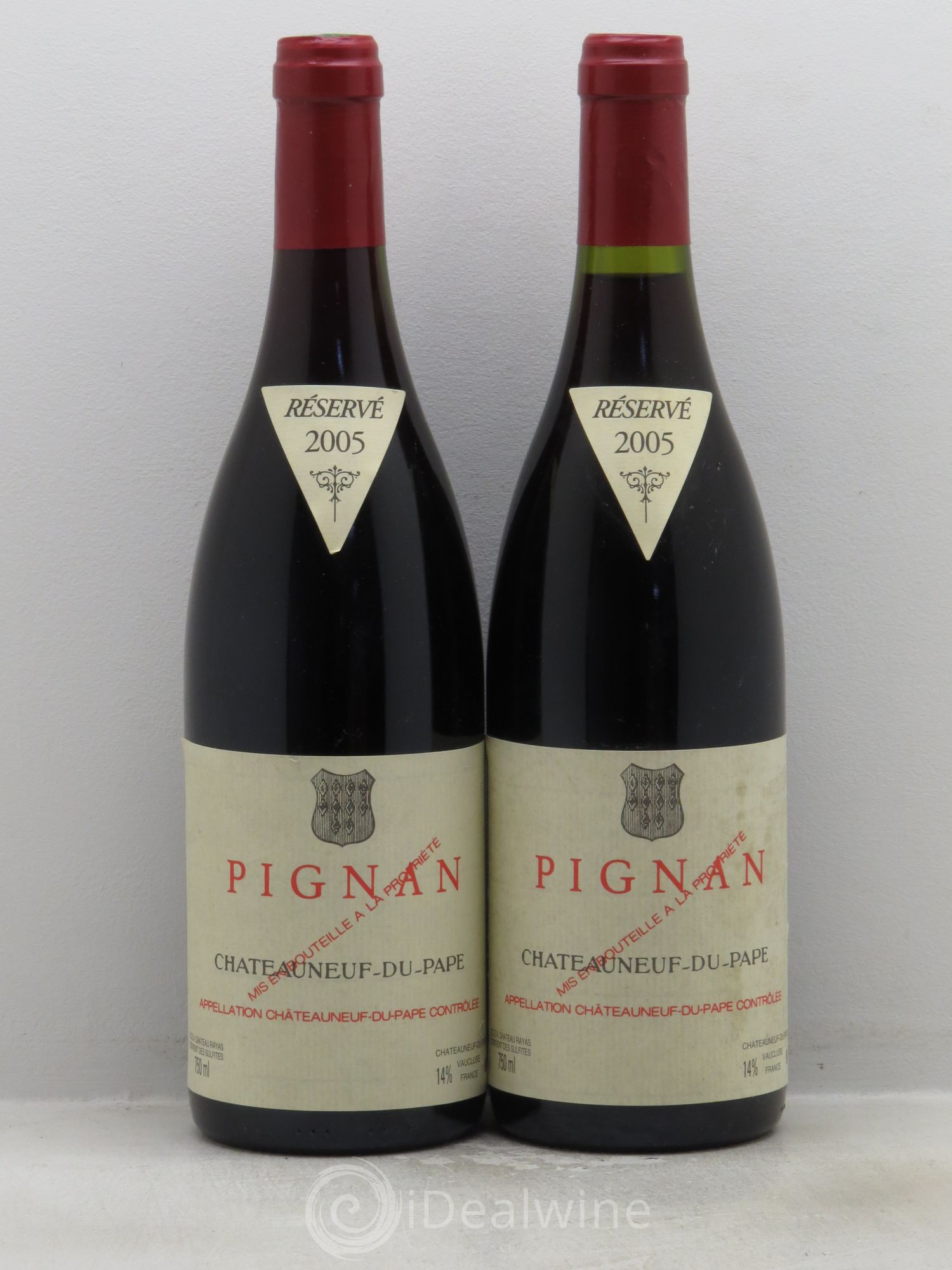 Châteauneuf-du-Pape Pignan Emmanuel Reynaud 2005 - Lot de 2 bouteilles - 0