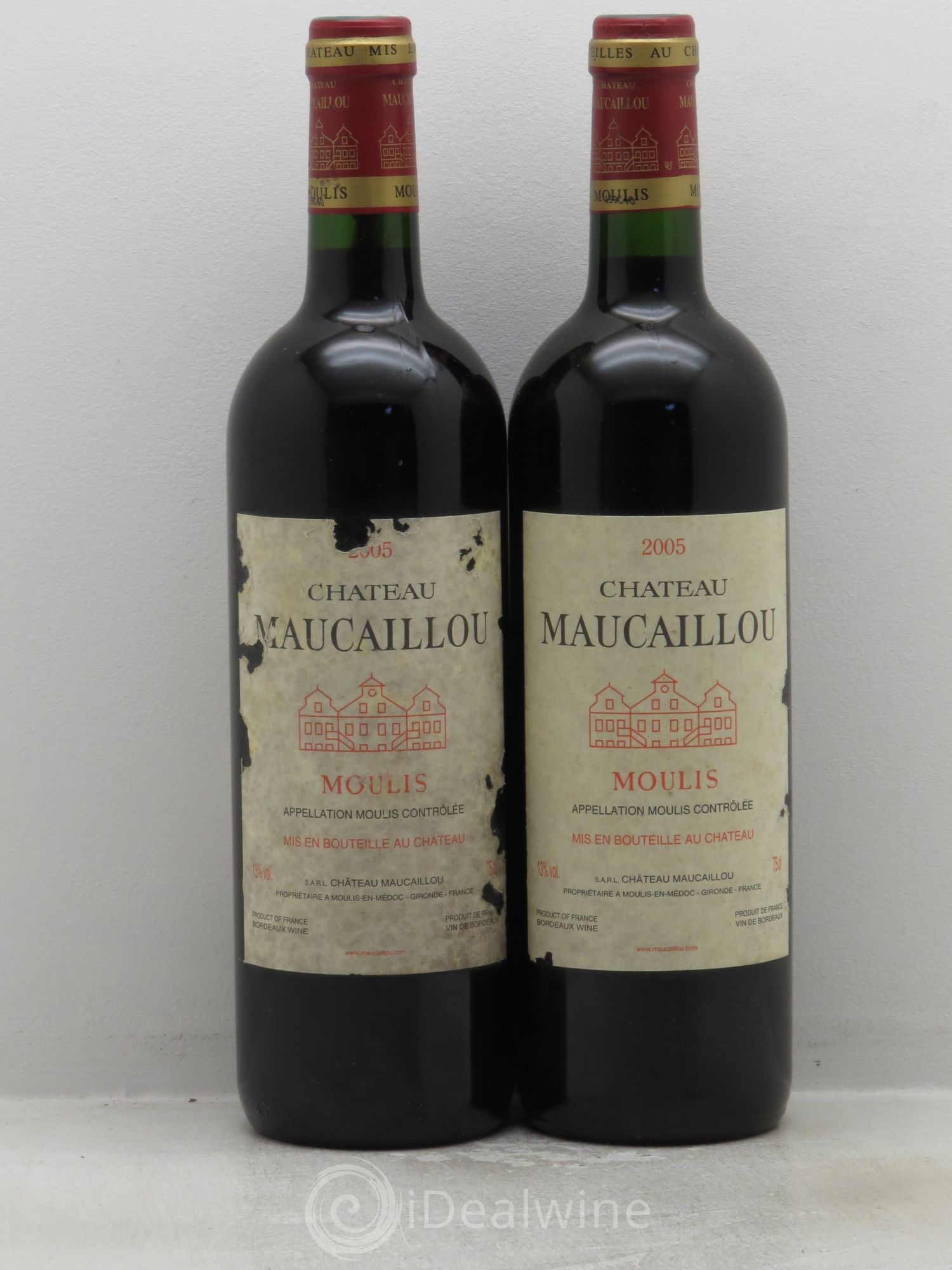Château Maucaillou 2005 - Lot de 2 bouteilles - 0