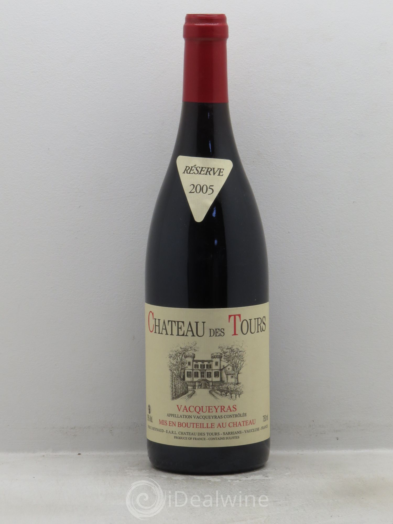 Vacqueyras Château des Tours Emmanuel Reynaud 2005 - Lot de 1 bouteille - 0
