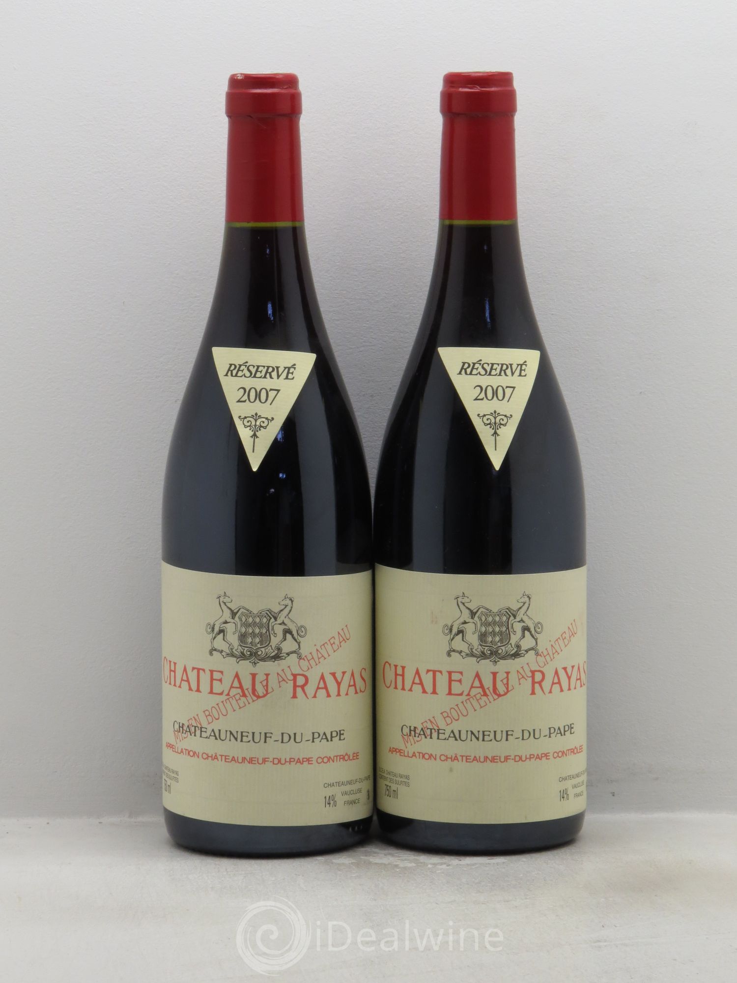 Châteauneuf-du-Pape Château Rayas Emmanuel Reynaud 2007 - Lot de 2 bouteilles - 0