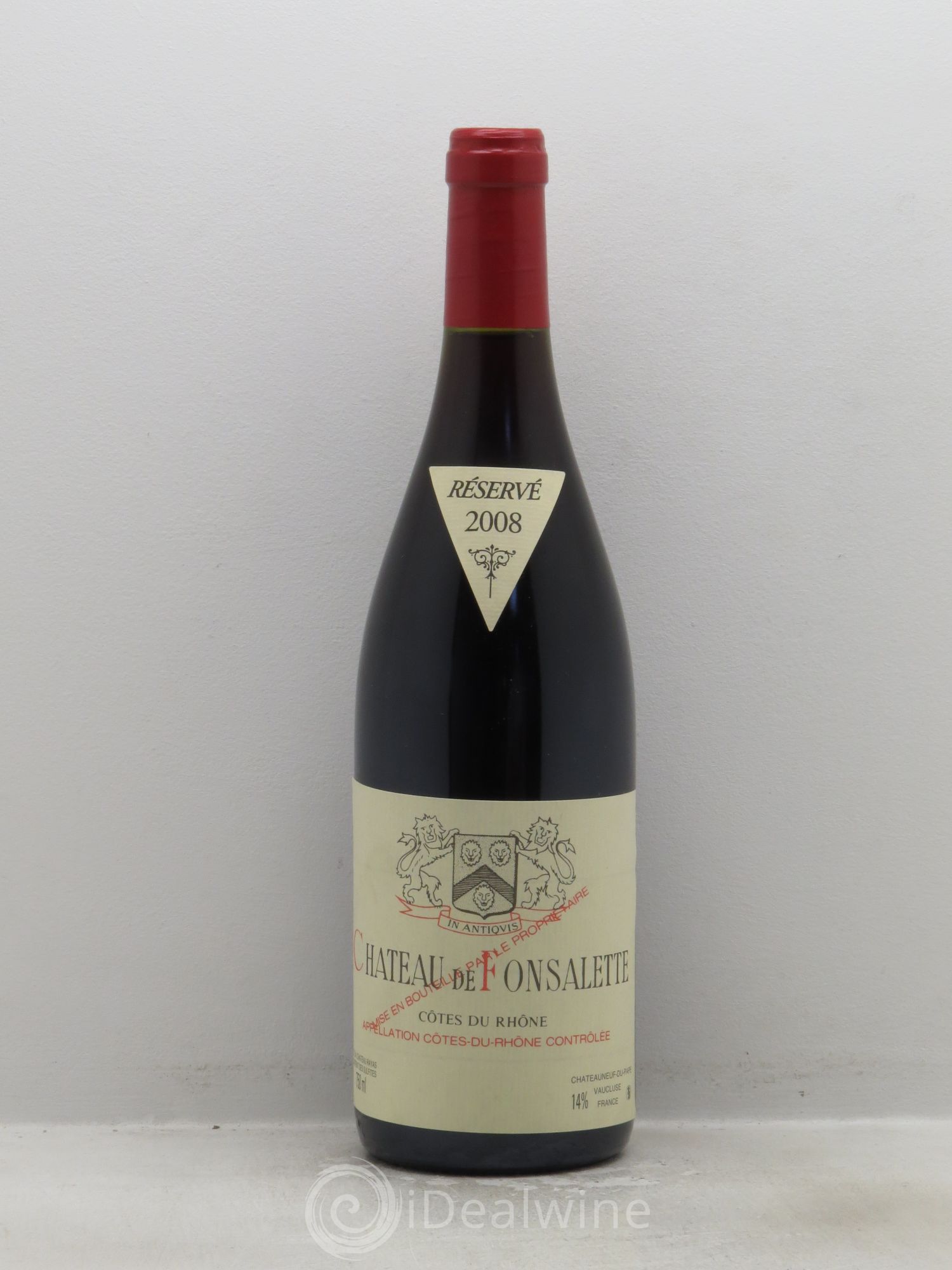 Côtes-du-Rhône Château de Fonsalette Emmanuel Reynaud 2008 - Lot de 1 bouteille - 0