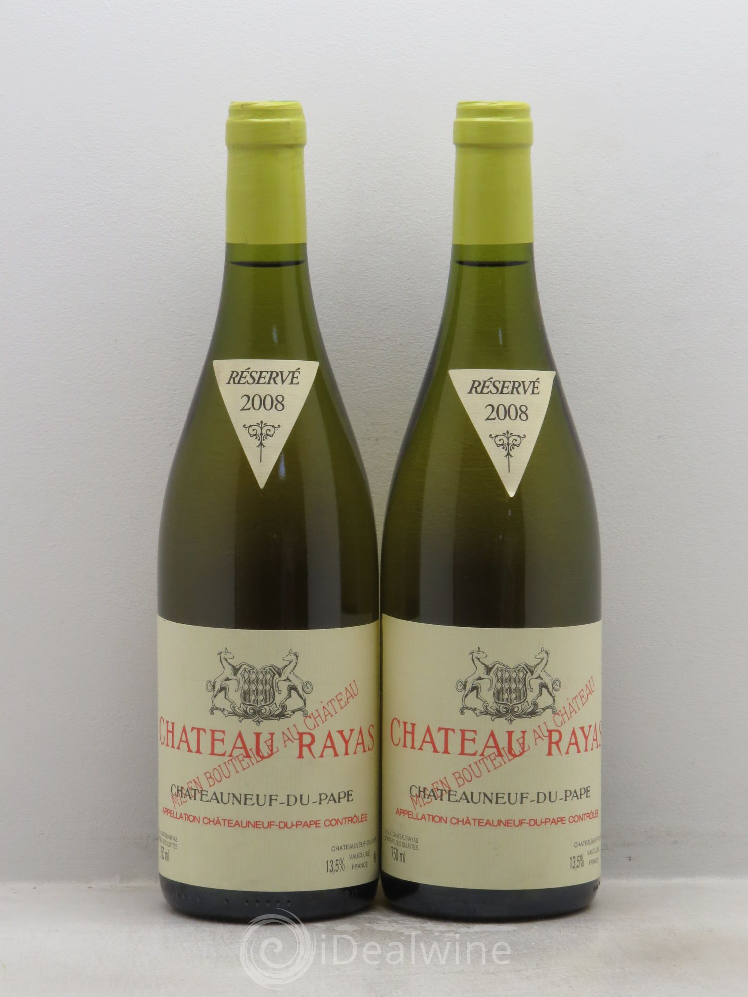 Châteauneuf-du-Pape Château Rayas Emmanuel Reynaud 2008 - Lot de 2 bouteilles - 0