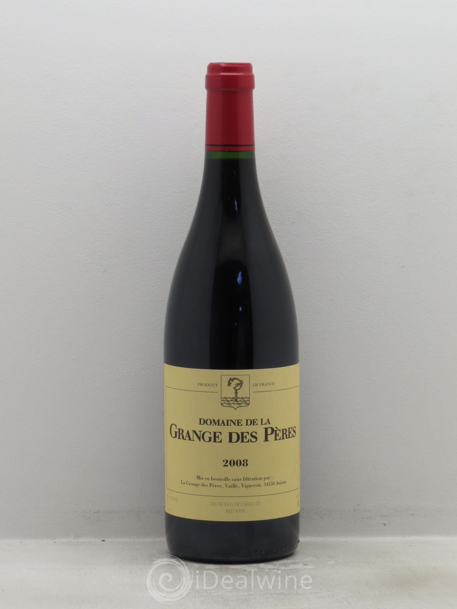 Pays d'Hérault Grange des Pères Laurent Vaillé 2008 - Lot de 1 bouteille - 0