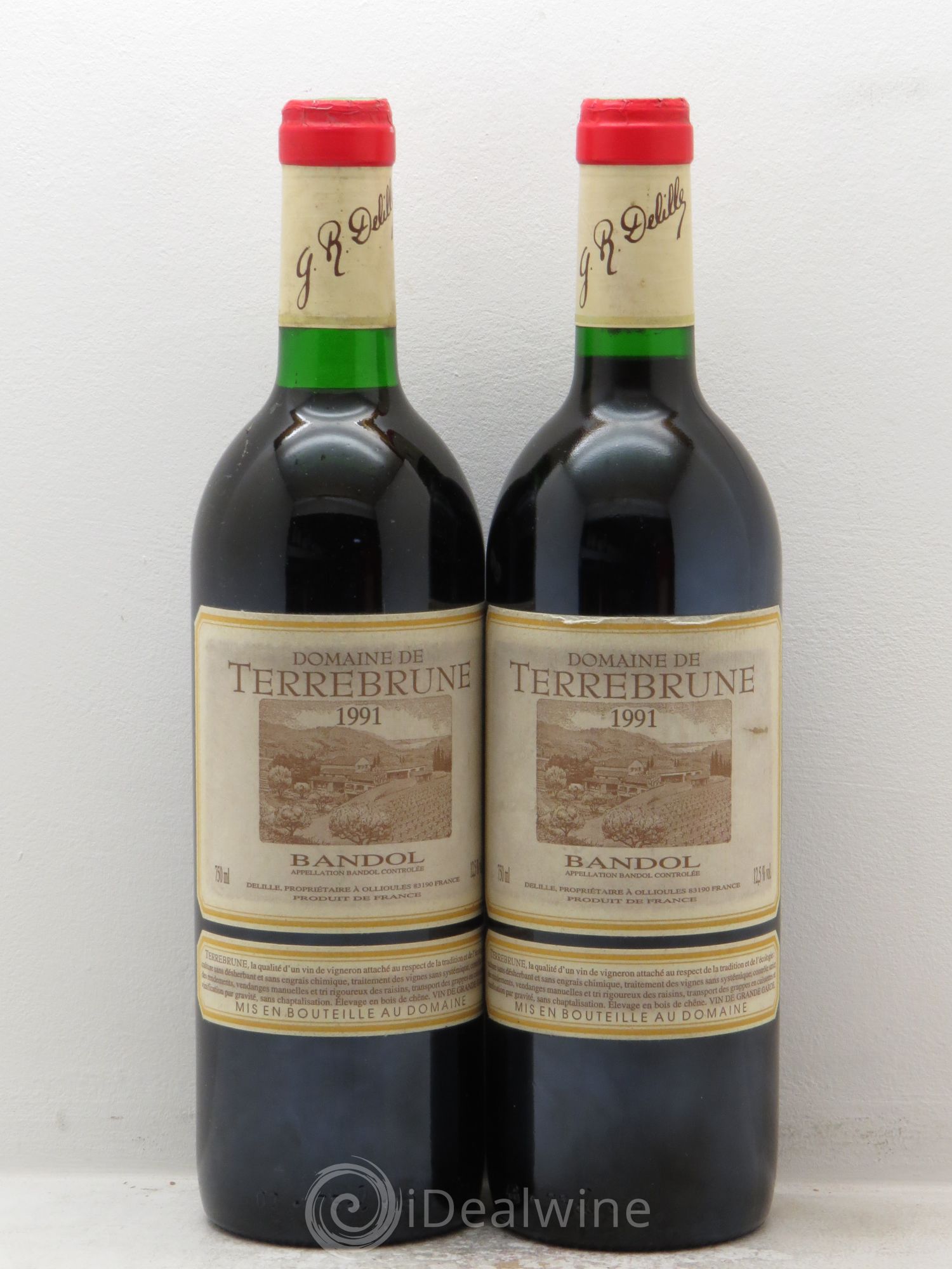 Bandol Terrebrune 1991 - Posten von 2 Flaschen - 0