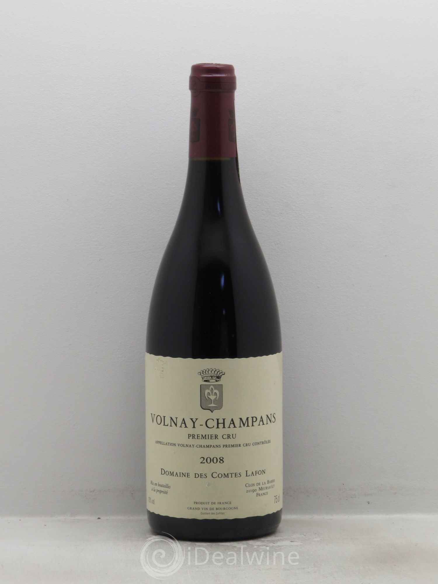 Volnay 1er Cru Champans Comtes Lafon (Domaine des) 2008 - Lot de 1 bouteille - 0