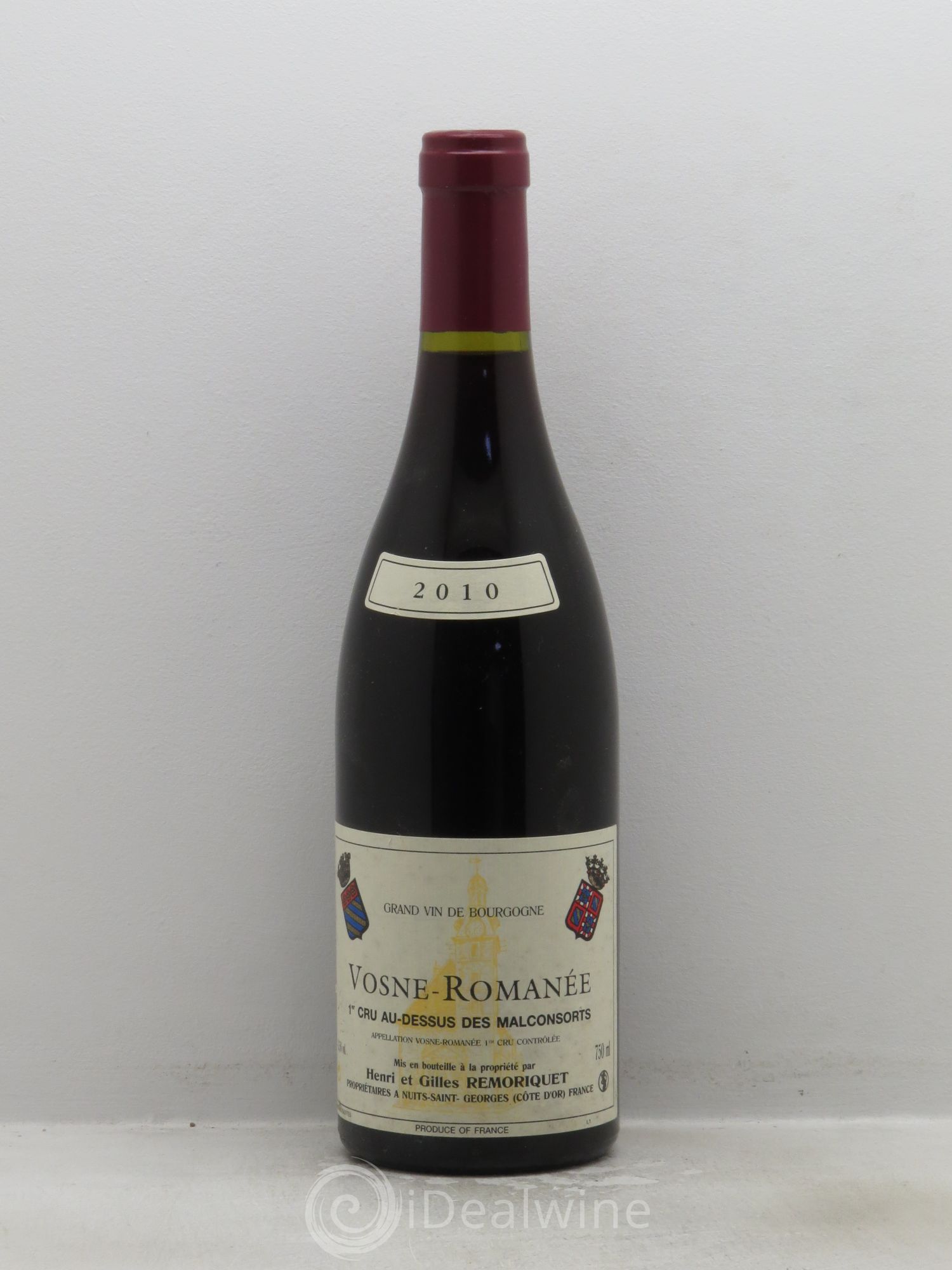 Vosne-Romanée 1er Cru Aux Dessus des Malconsorts - Remoriquet 2010 - Posten von 1 Flasche - 0