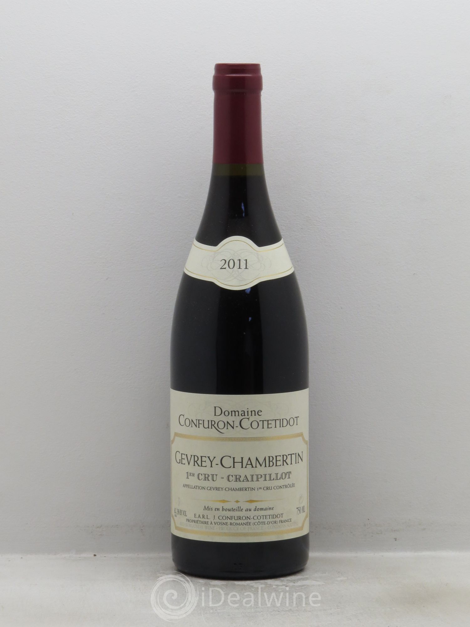 Gevrey-Chambertin 1er Cru Craipillot Confuron-Cotetidot 2011 - Lot de 1 bouteille - 0