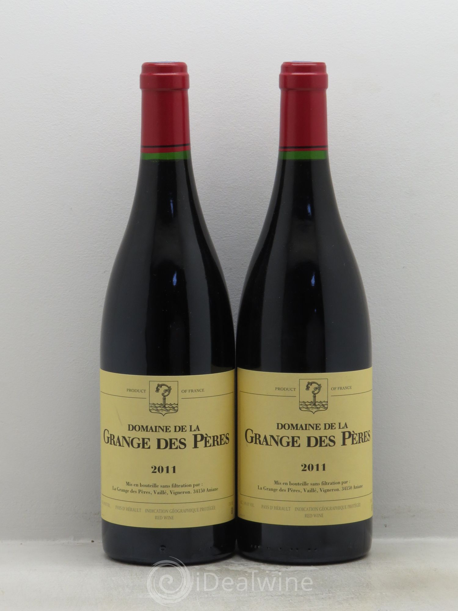 Pays d'Hérault Grange des Pères Laurent Vaillé 2011 - Lot de 2 bouteilles - 0