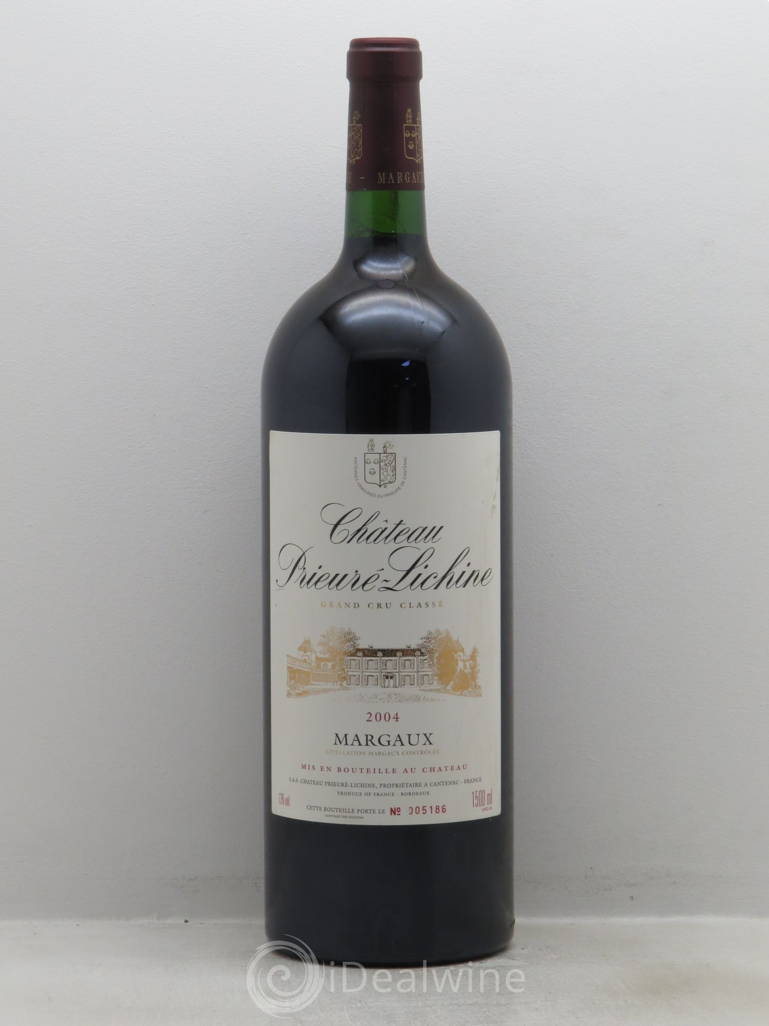 Château Prieuré Lichine 4ème Grand Cru Classé 2004 - Lot de 1 magnum - 0