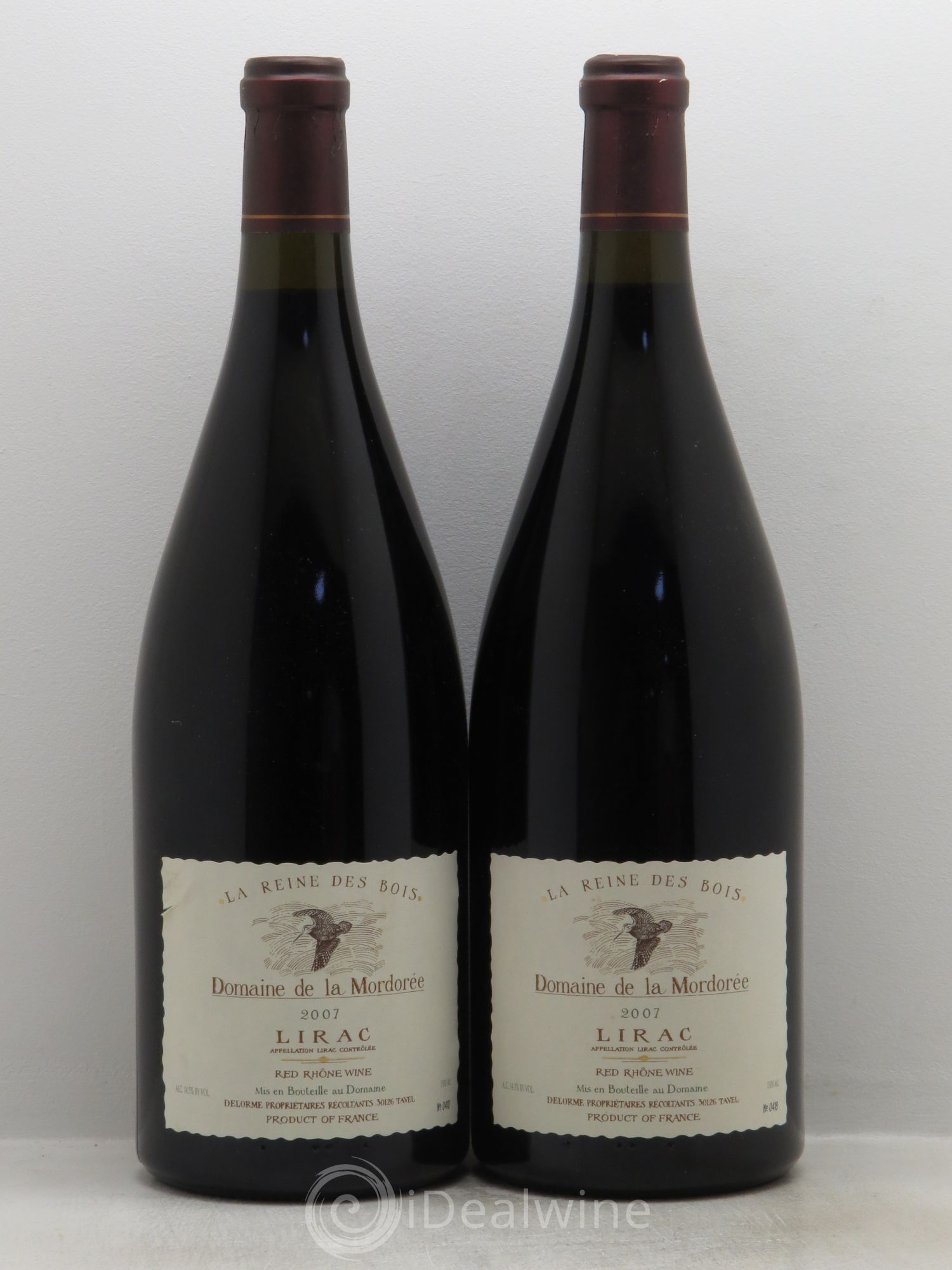 Lirac Cuvée Reine des Bois La Mordorée (Domaine de) 2007 - Lot de 2 magnums - 0