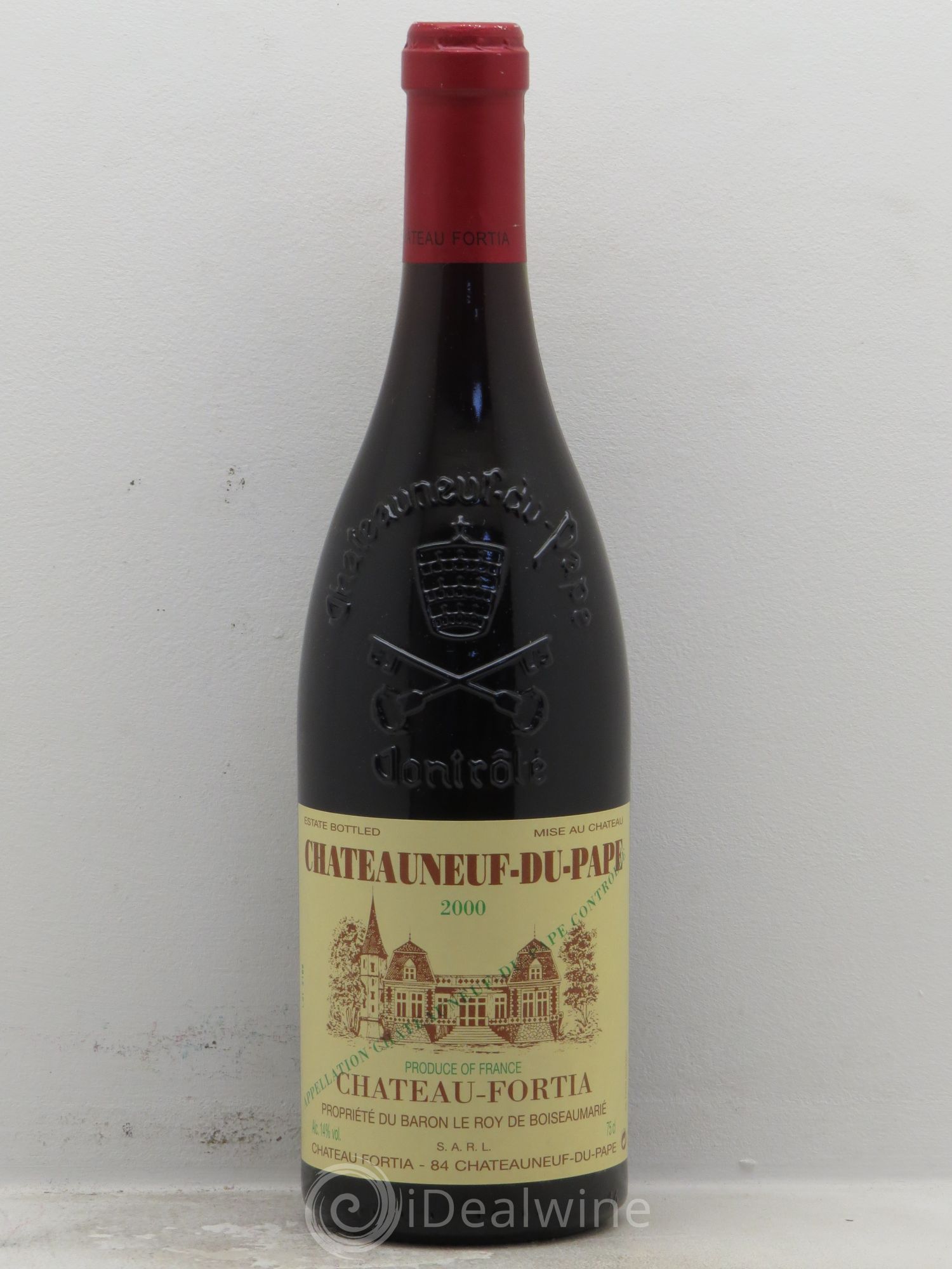 Châteauneuf-du-Pape Château Fortia 2000 - Lot de 1 bouteille - 0