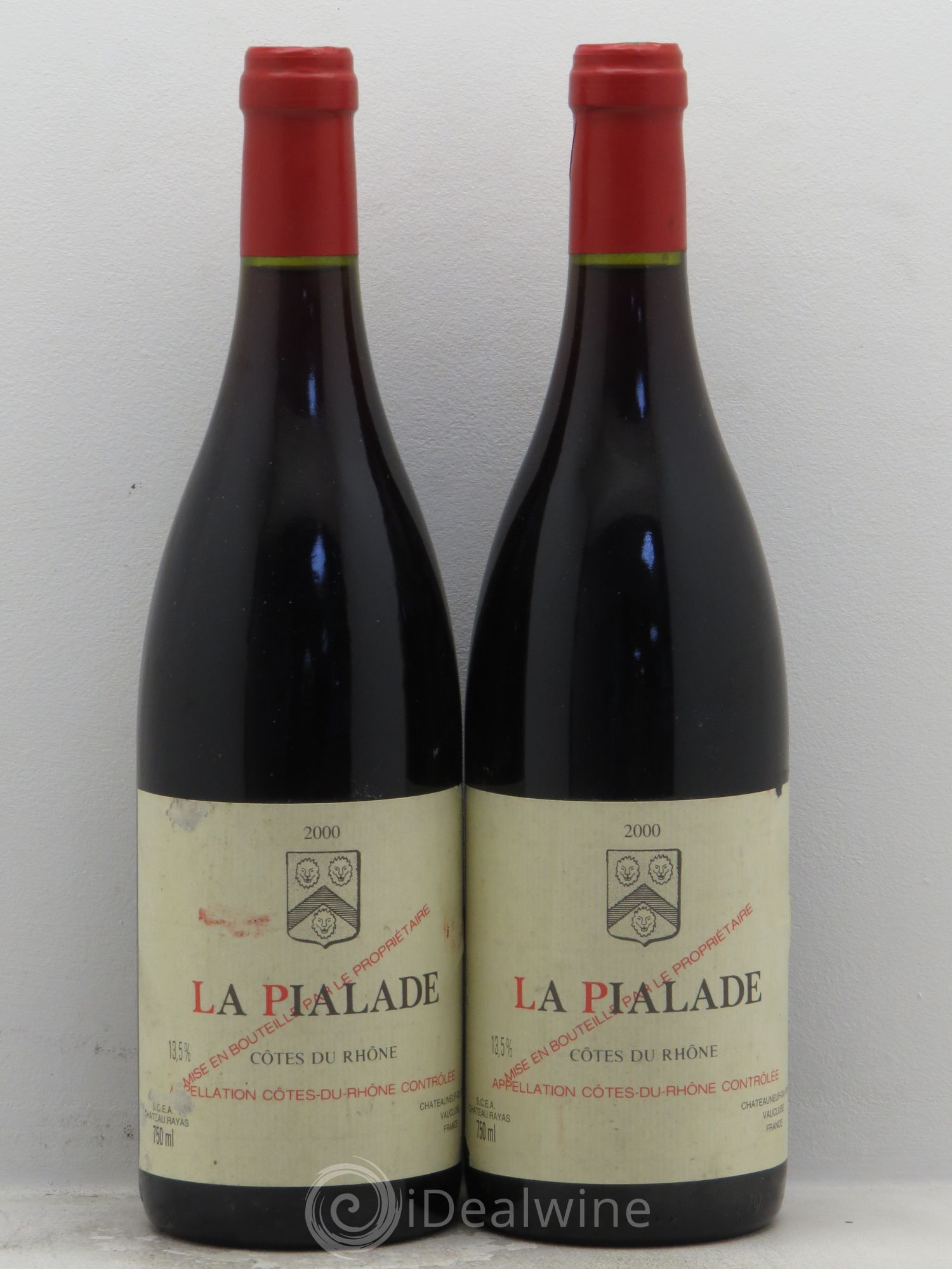 Côtes-du-Rhône La Pialade Emmanuel Reynaud 2000 - Lot de 2 bouteilles - 0
