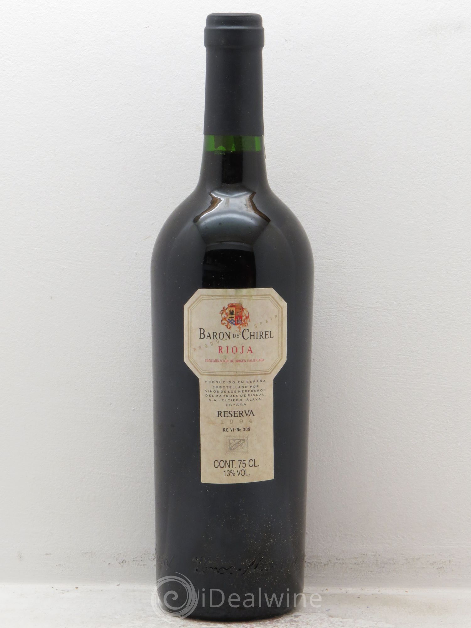 Rioja DOCA El Ciego Alavesa Baron de Chirel 1994 - Lot de 1 bouteille - 0