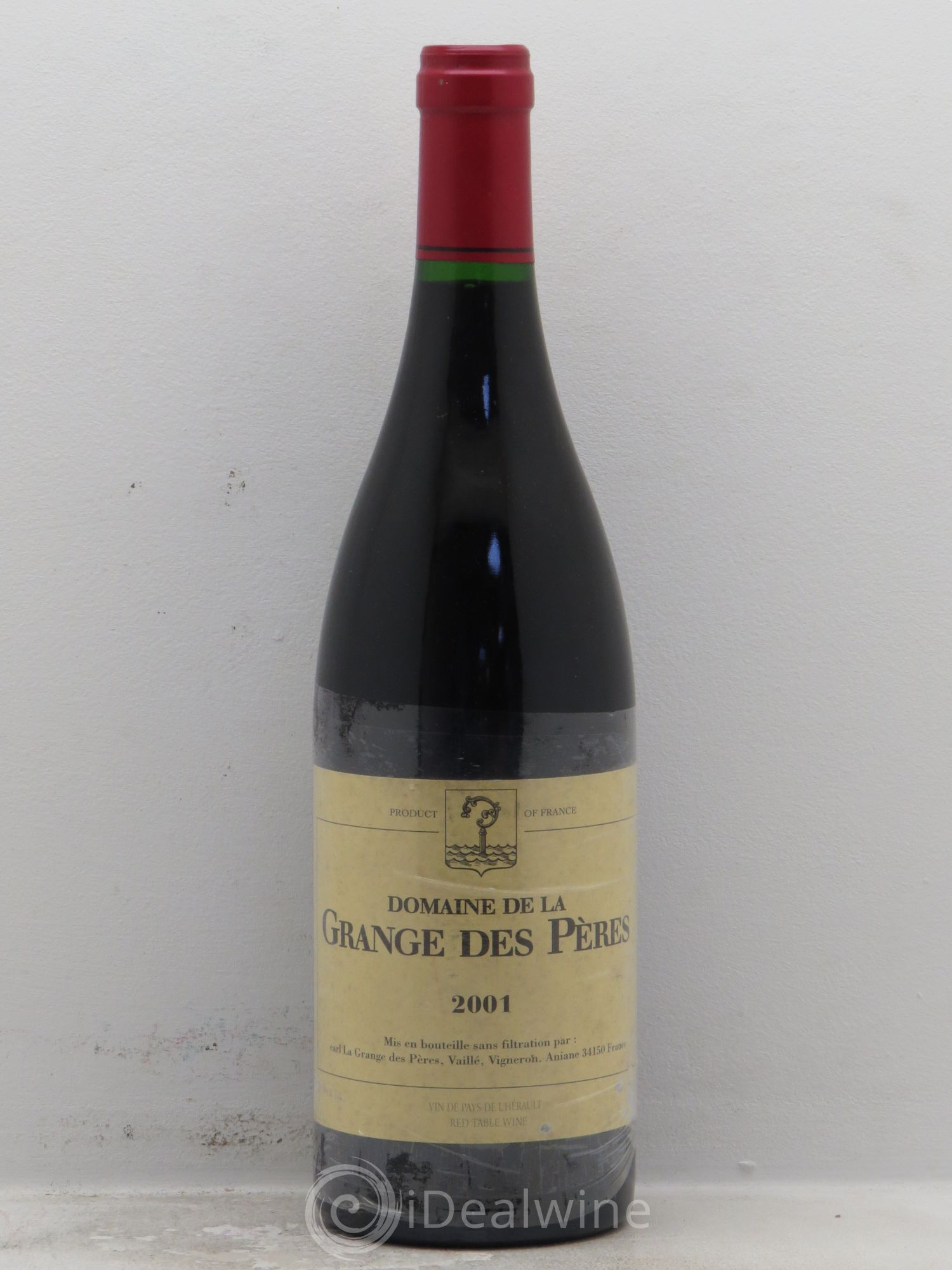 Pays d'Hérault Grange des Pères Laurent Vaillé 2001 - Lot de 1 bouteille - 0