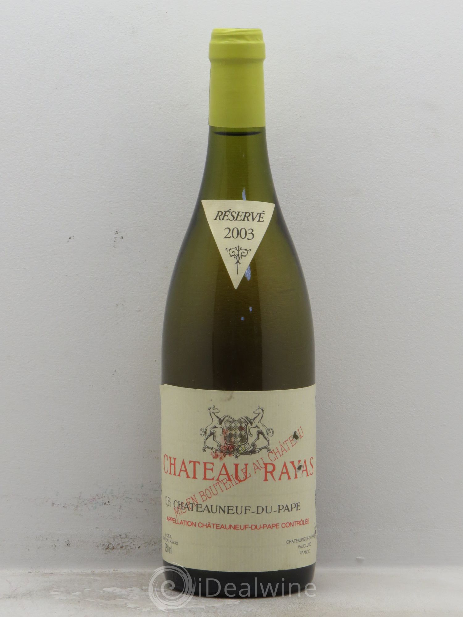 Châteauneuf-du-Pape Château Rayas Emmanuel Reynaud 2003 - Lot de 1 bouteille - 0