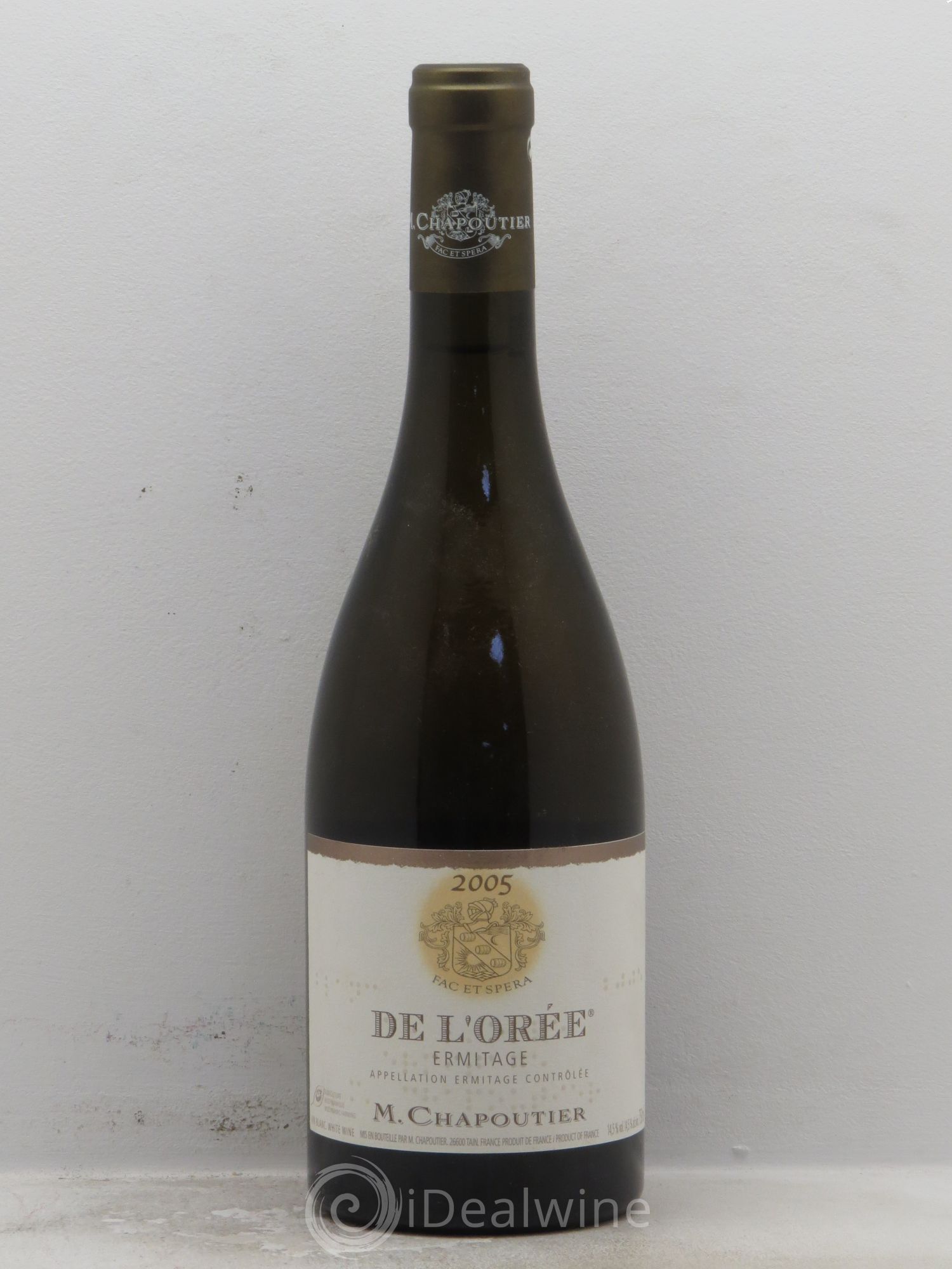 Hermitage Ermitage de l'Orée Chapoutier 2005 - Lot de 1 bouteille - 0