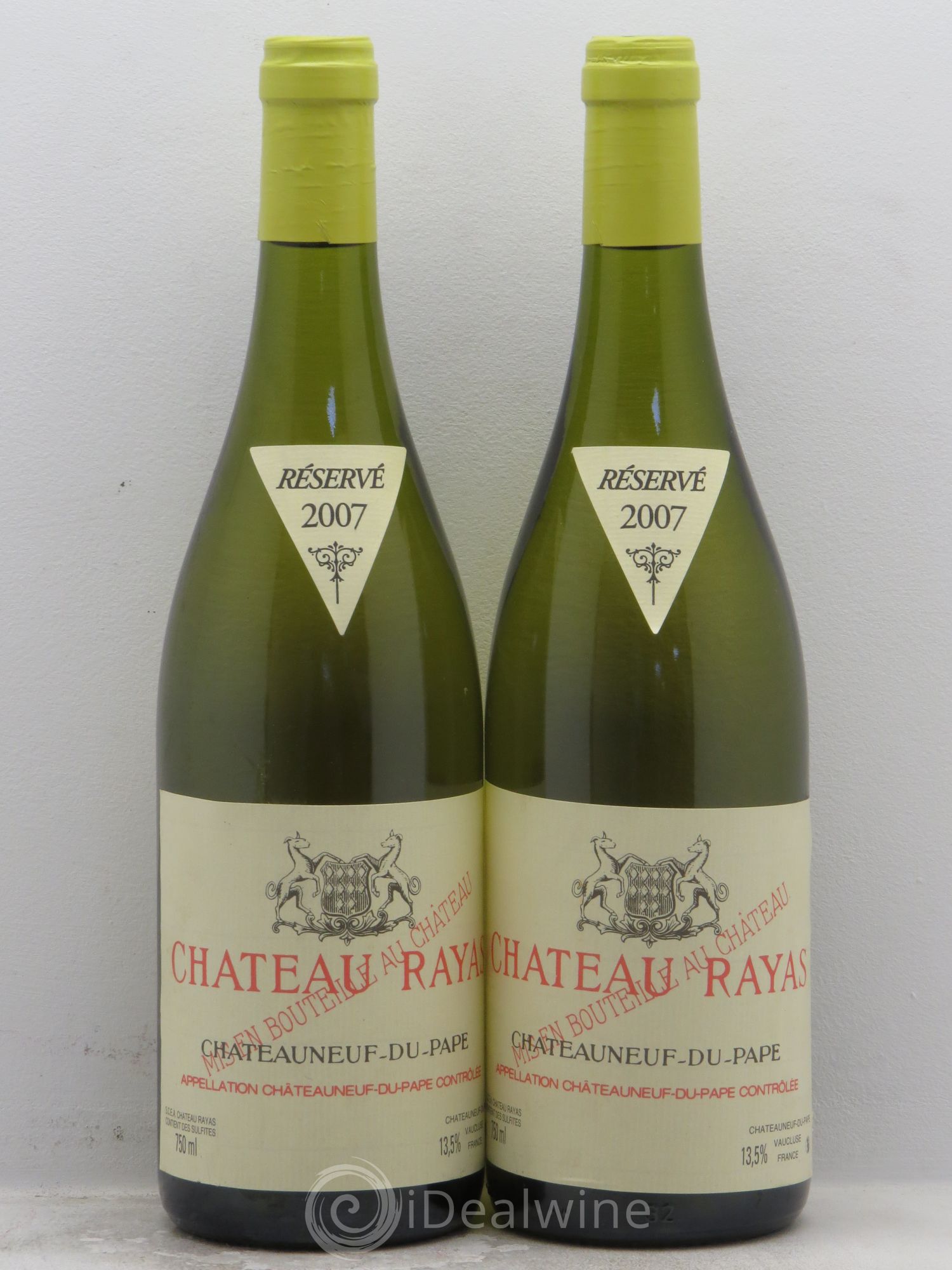 Châteauneuf-du-Pape Château Rayas Emmanuel Reynaud 2007 - Lot de 2 bouteilles - 0