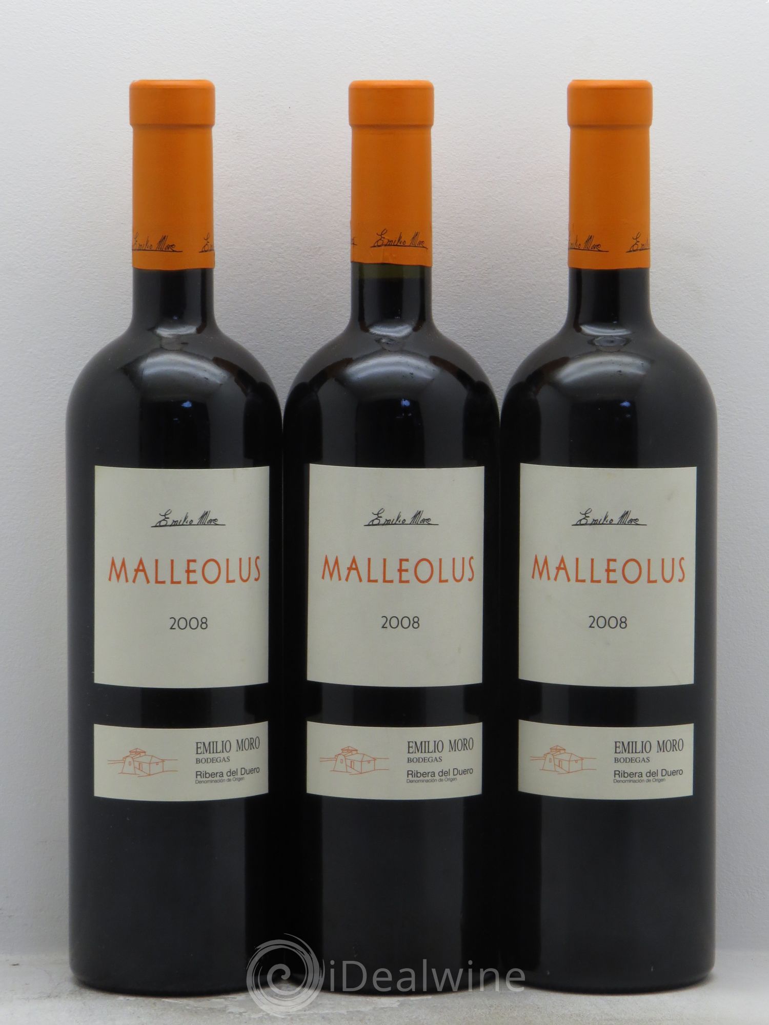 Espagne Malleolus E.Moro 2008 - Posten von 3 Flaschen - 0