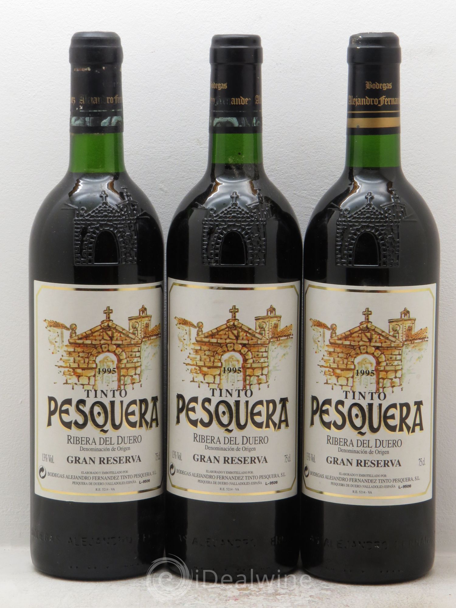 Ribera Del Duero DO Tinto Pesquera Gran Reserva Alejandro Fernandez 1995 - Posten von 3 Flaschen - 0