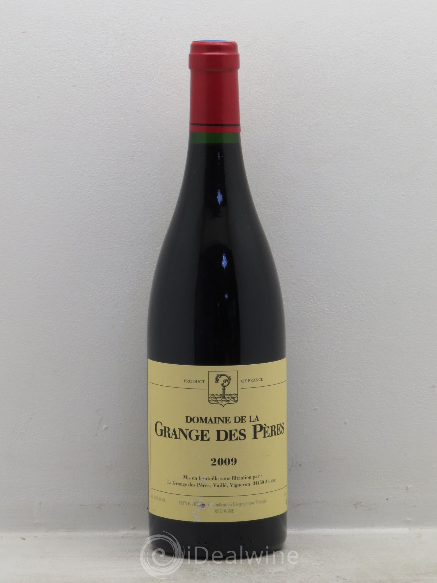 Pays d'Hérault Grange des Pères Laurent Vaillé 2009 - Lot de 1 bouteille - 0
