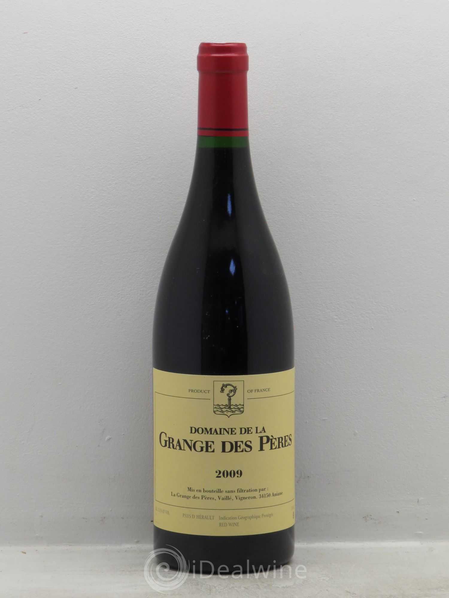 Pays d'Hérault Grange des Pères Laurent Vaillé 2009 - Lot de 1 bouteille - 0