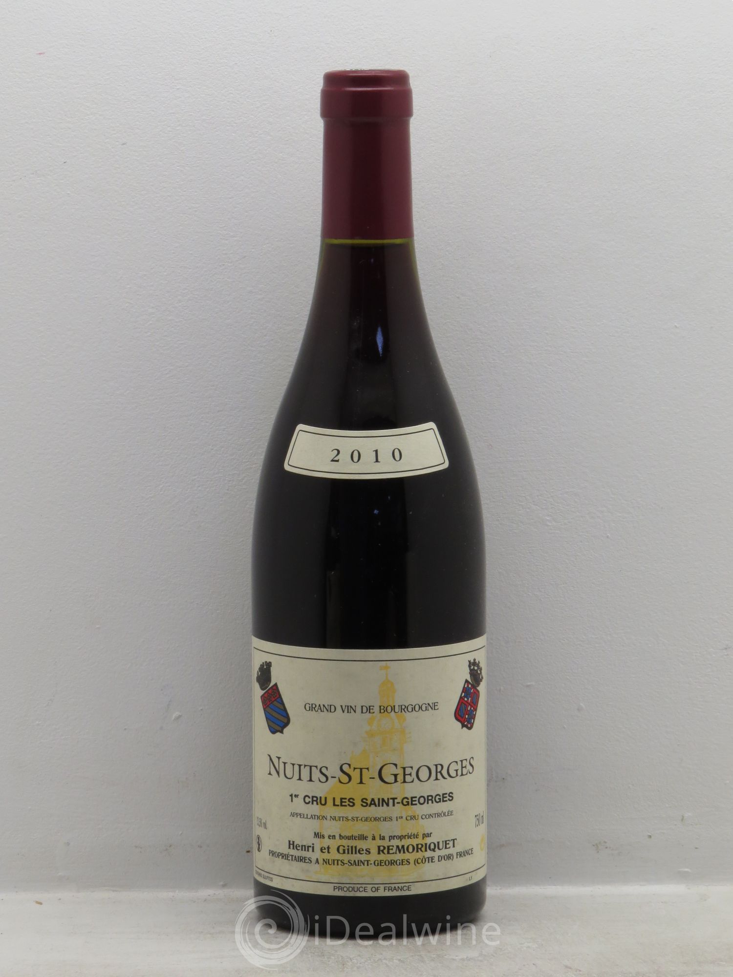 Nuits-Saint-Georges 1er Cru Remoriquet 2010 - Lot de 1 bouteille - 0