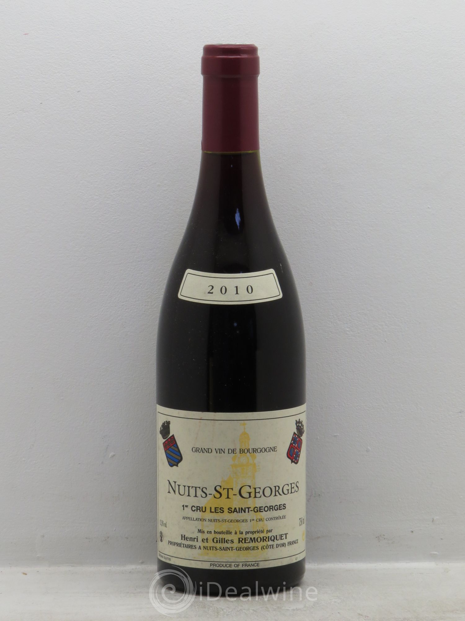 Nuits-Saint-Georges 1er Cru Remoriquet 2010 - Lot de 1 bouteille - 0
