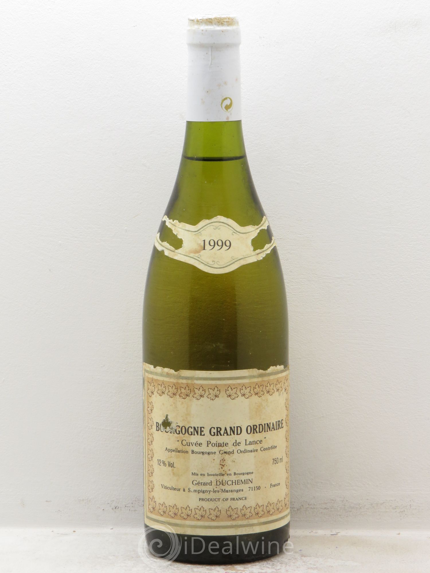 Bourgogne Grand Ordinaire G.Duchemin 1999 - Posten von 1 Flasche - 0