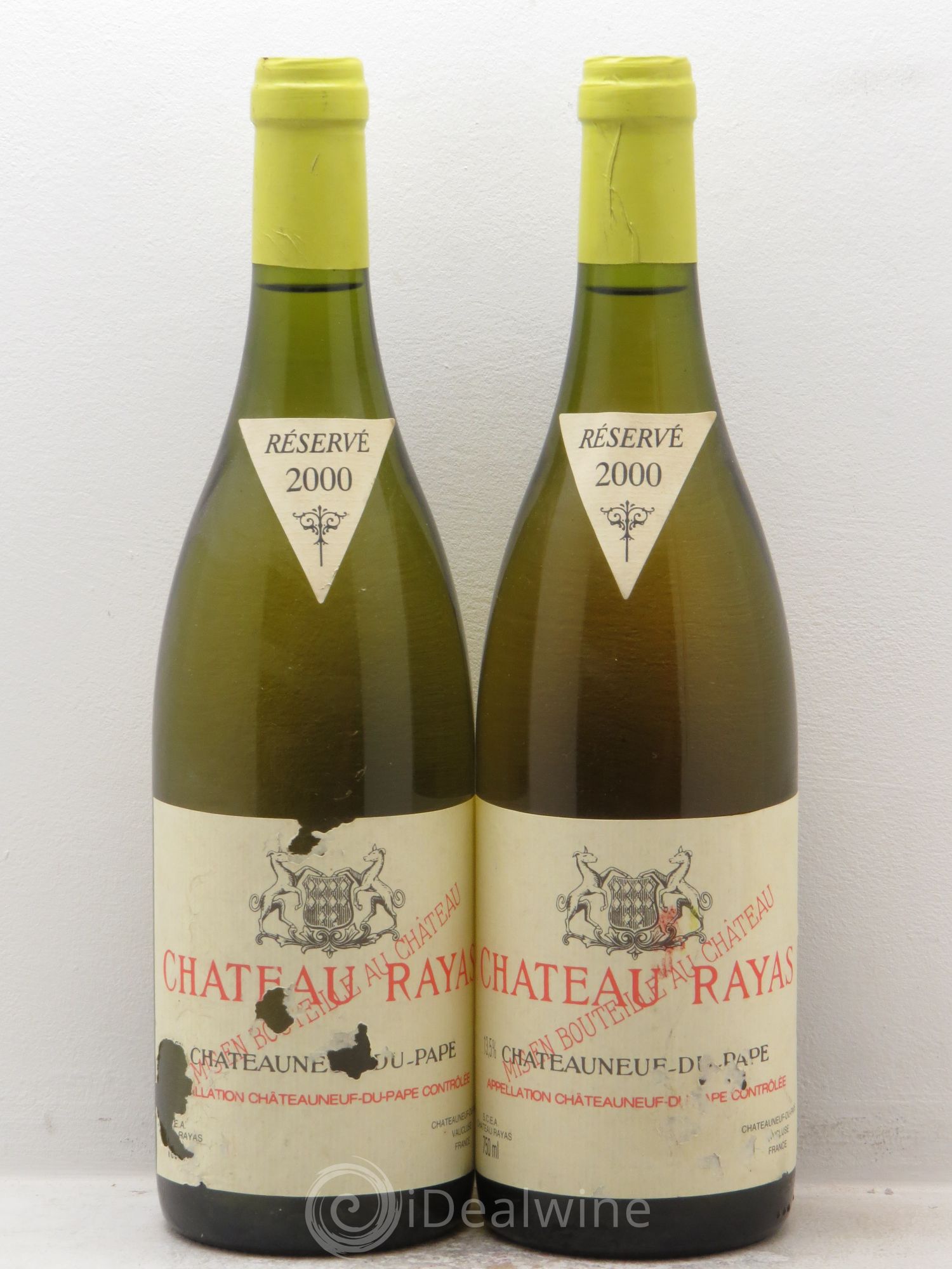 Châteauneuf-du-Pape Château Rayas Emmanuel Reynaud 2000 - Lot de 2 bouteilles - 0