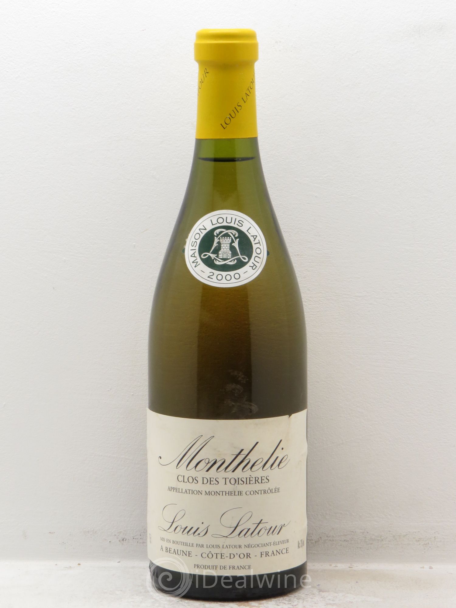 Monthélie 1er Cru Clos des Toisières - L.Latour 2000 - Posten von 1 Flasche - 0