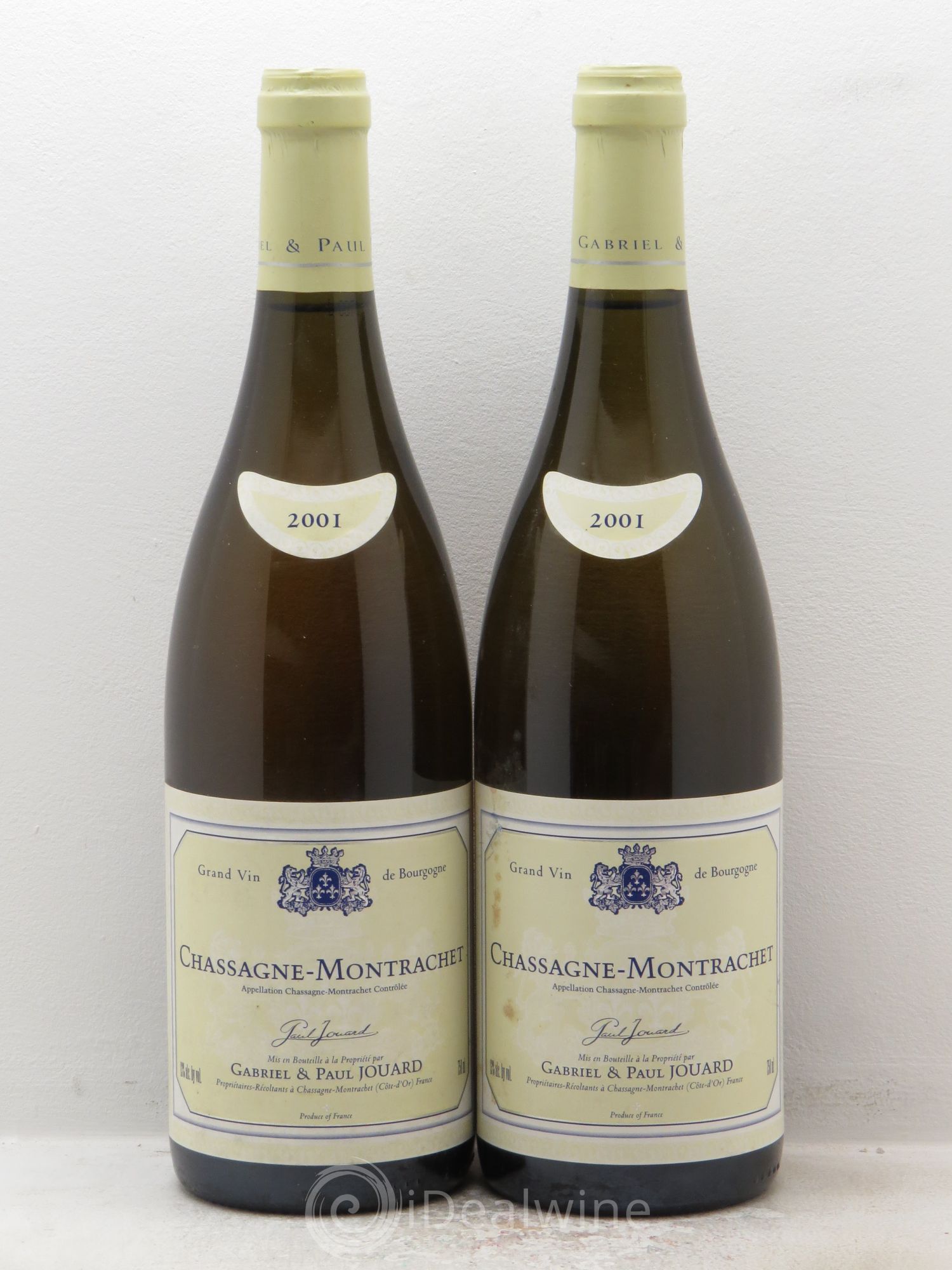 Chassagne-Montrachet GetP Jouard 2001 - Lot de 2 bouteilles - 0