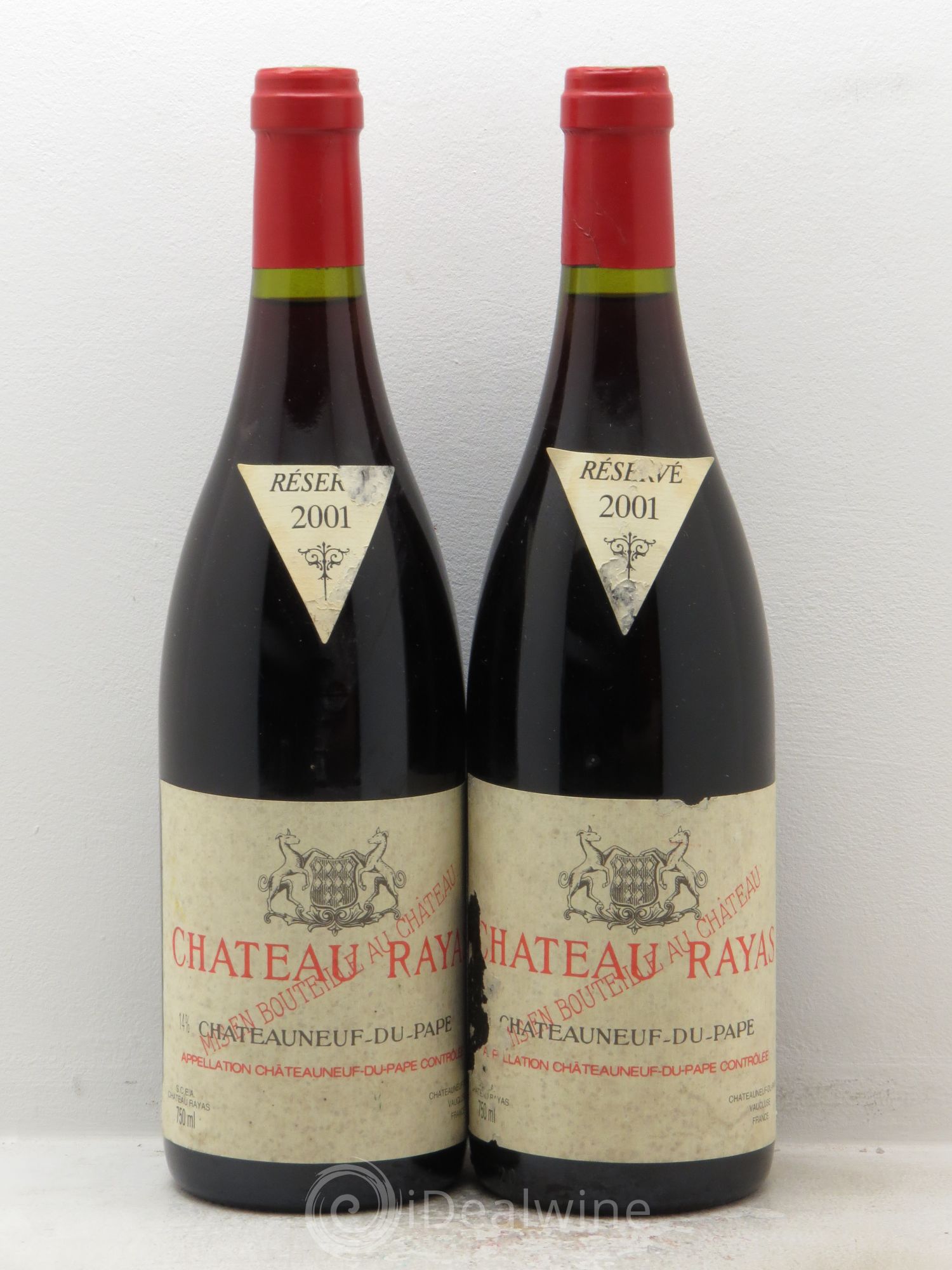 Châteauneuf-du-Pape Château Rayas Emmanuel Reynaud 2001 - Lot de 2 bouteilles - 0