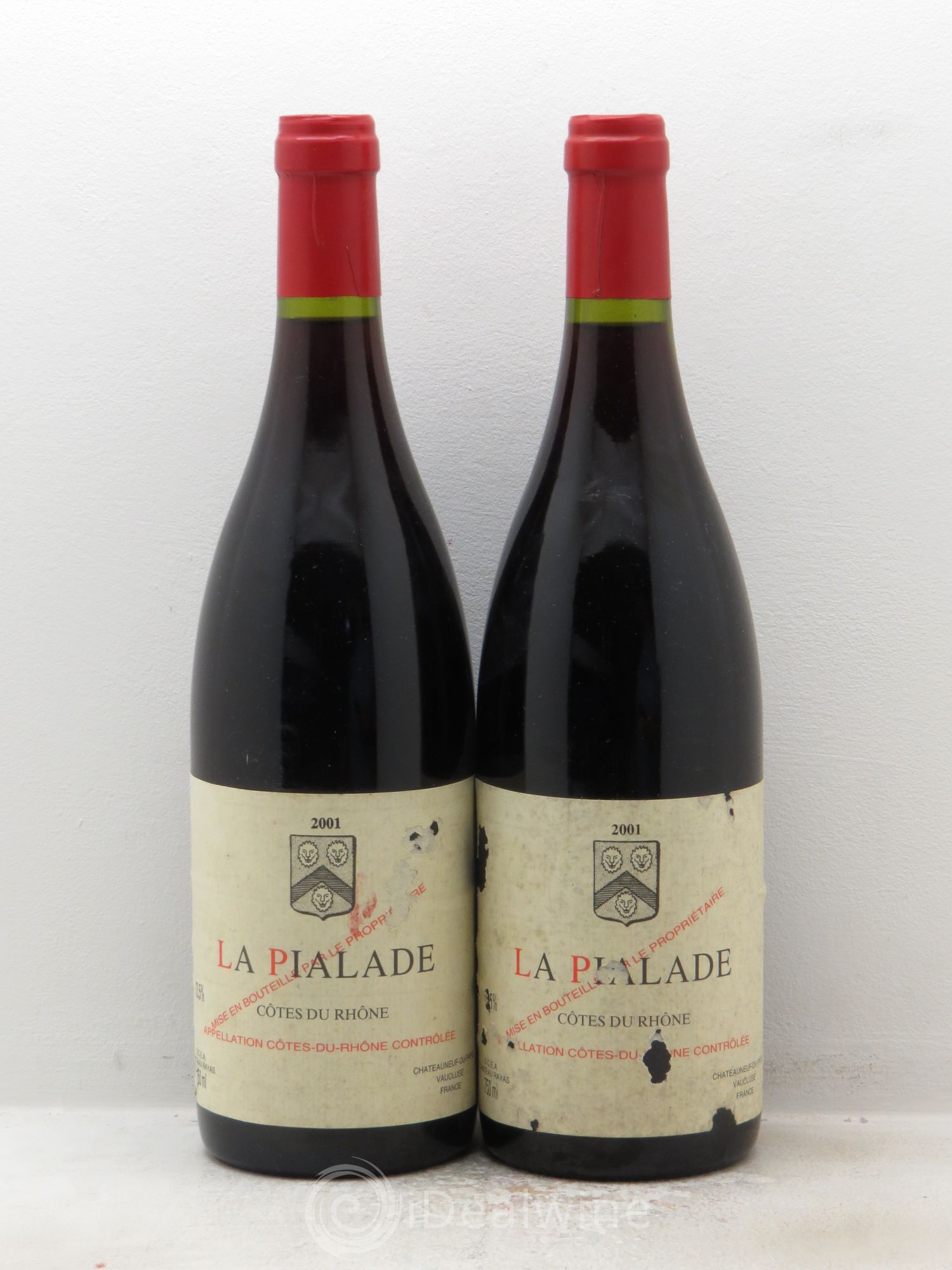 Côtes-du-Rhône La Pialade Emmanuel Reynaud 2001 - Lot de 2 bouteilles - 0