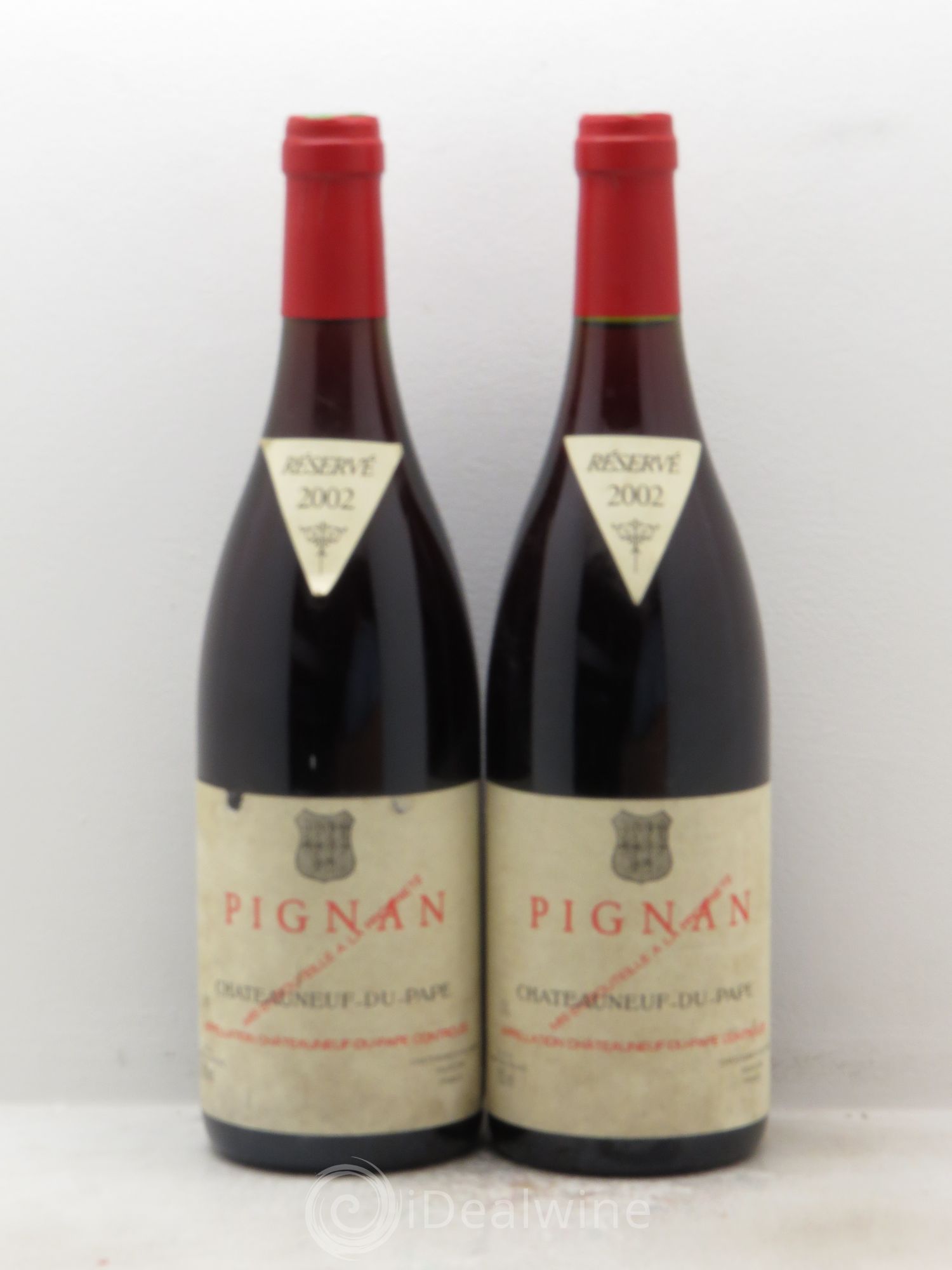 Châteauneuf-du-Pape Pignan Emmanuel Reynaud 2002 - Lot de 2 bouteilles - 0