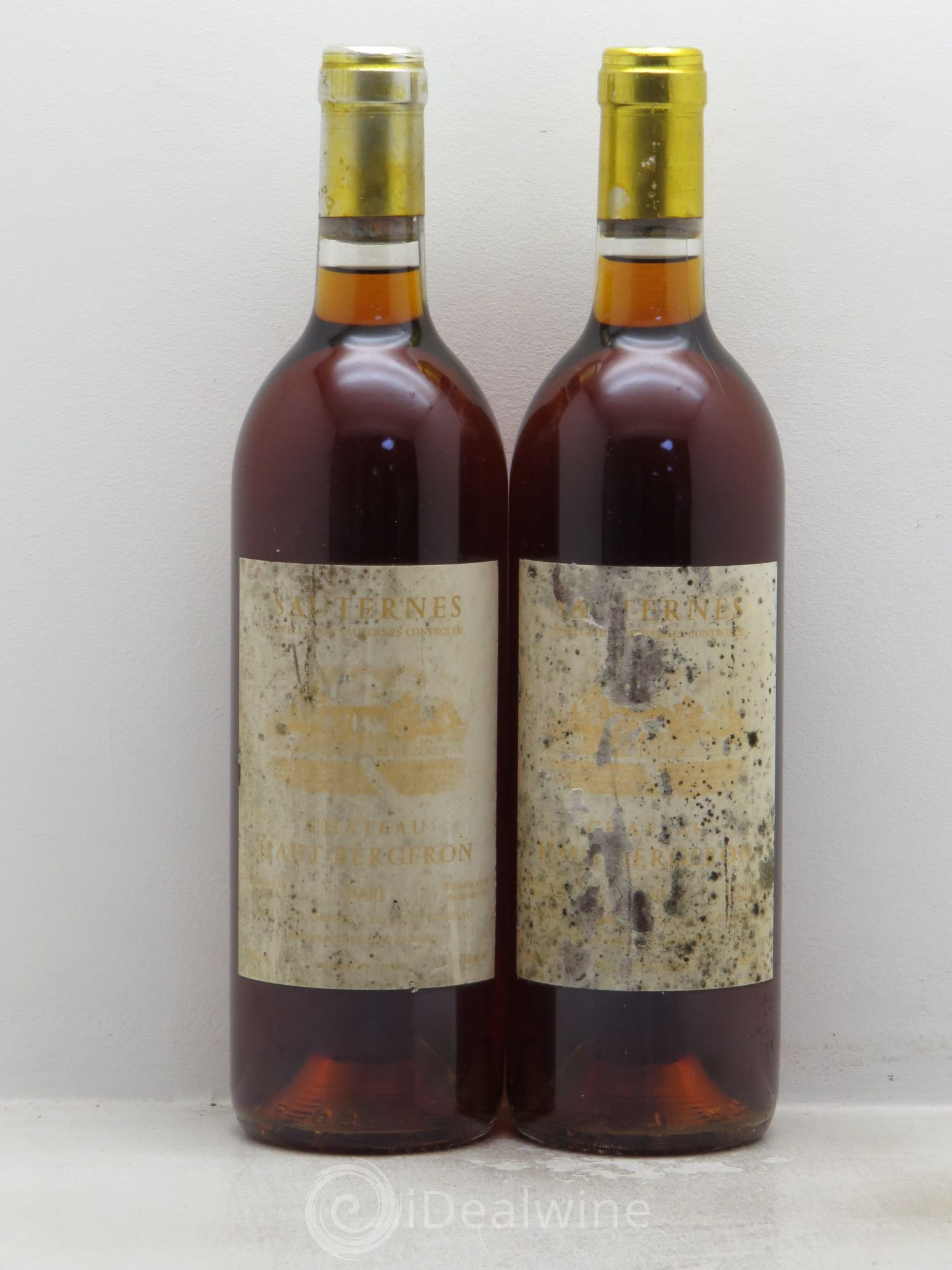 Château Haut-Bergeron 1990 - Lotto di 2 bottiglie - 0
