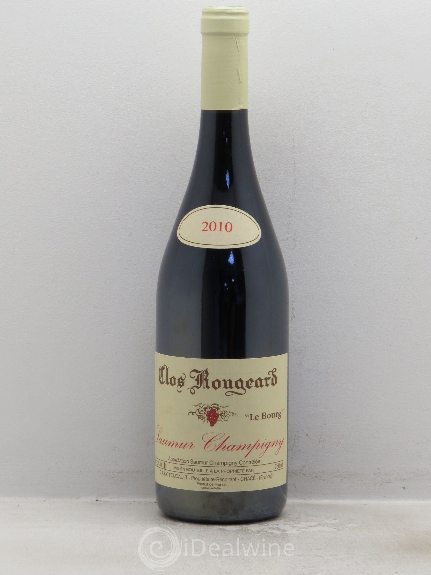 Saumur-Champigny Le Bourg Clos Rougeard 2010 - Lot de 1 bouteille - 0