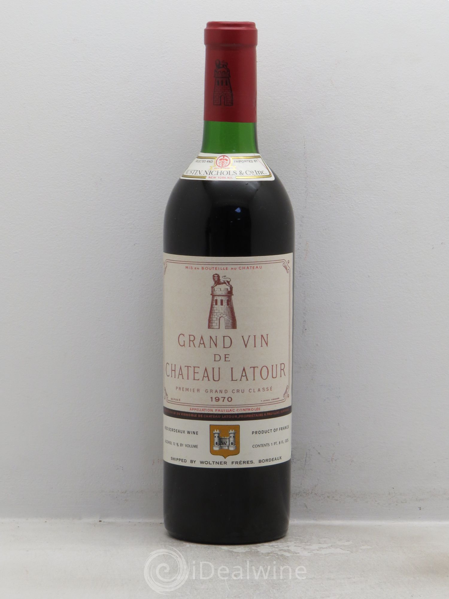 Château Latour 1er Grand Cru Classé (Coll.Export Austin Nichols) 1970 - Lot de 1 bouteille - 0