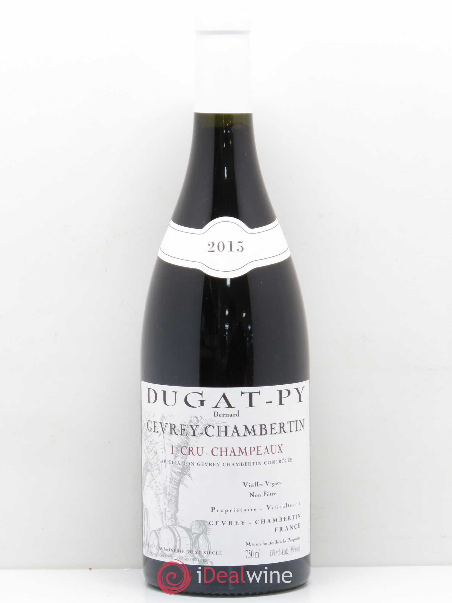 Gevrey-Chambertin 1er Cru Champeaux Dugat-Py Vieilles Vignes 2015 - Lot de 1 bouteille - 0
