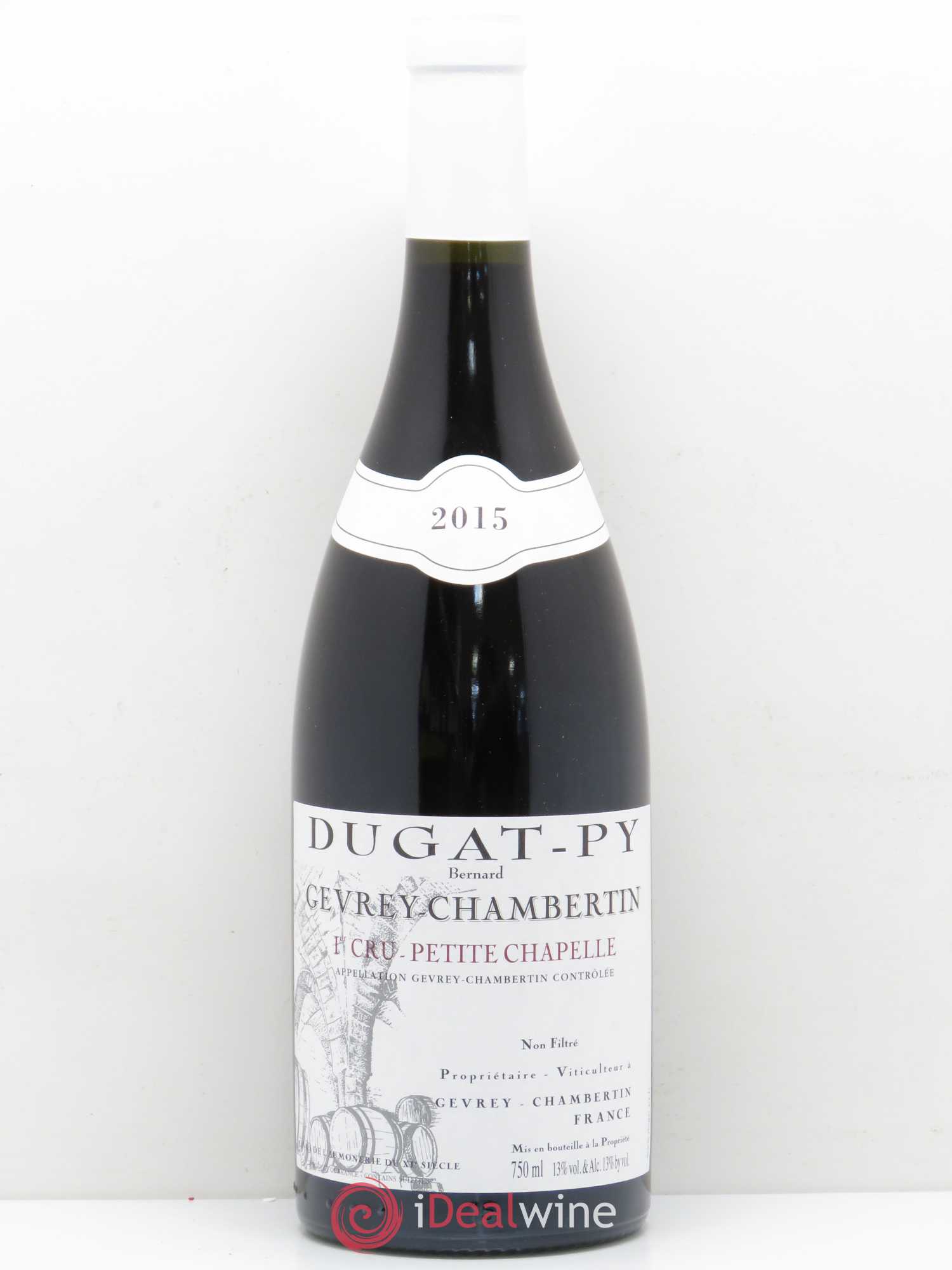 Gevrey-Chambertin 1er Cru Petite Chapelle Vieilles Vignes Dugat-Py 2015 - Lot de 1 bouteille - 0