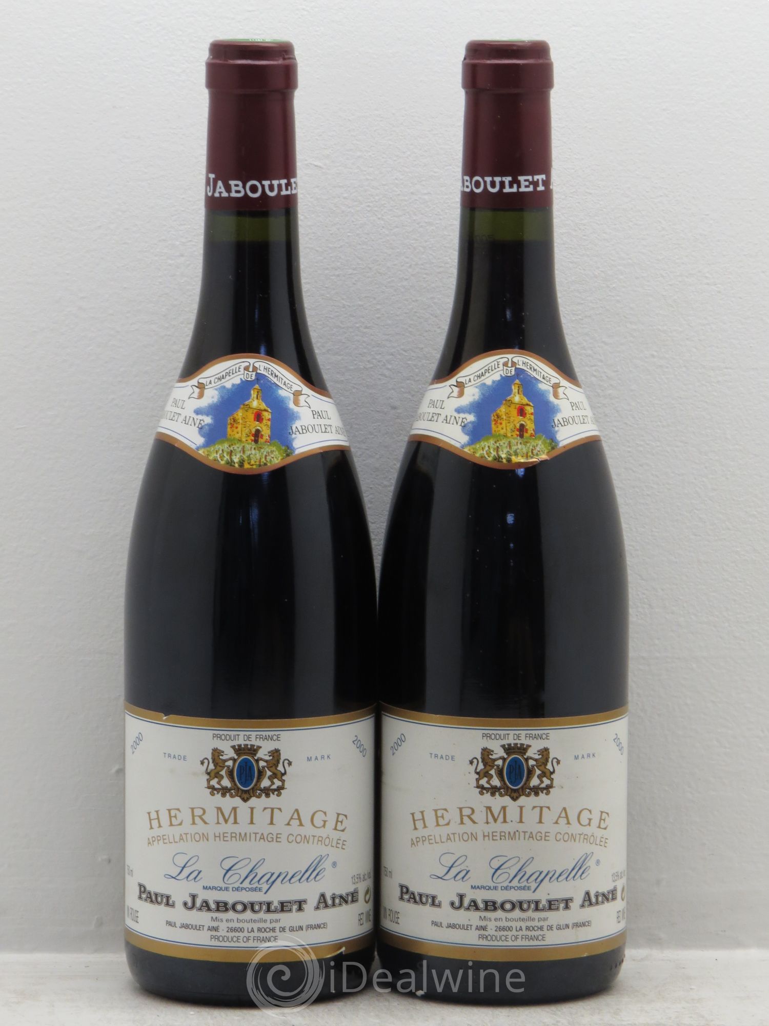 Hermitage La Chapelle Paul Jaboulet Ainé 2000 - Lot de 2 bouteilles - 0
